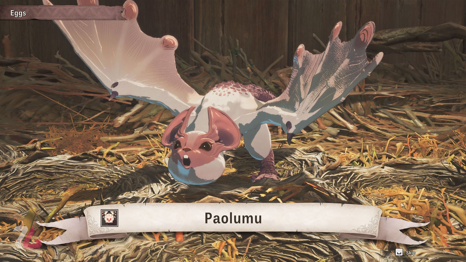 یکی از مانستی‌های بازی Monster Hunter Stories 3: Twisted Reflection