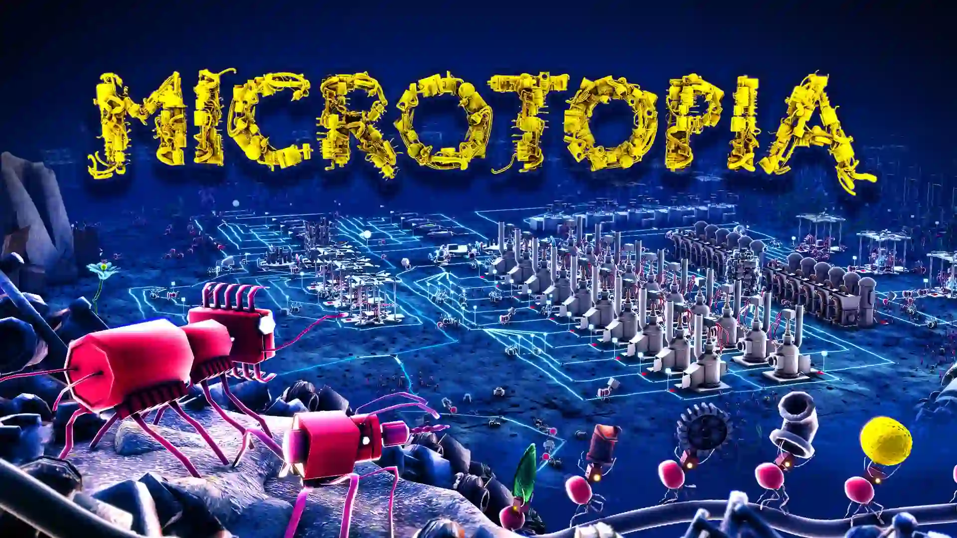 کلونی مورچه‌ها در پوستر بازی Microtopia