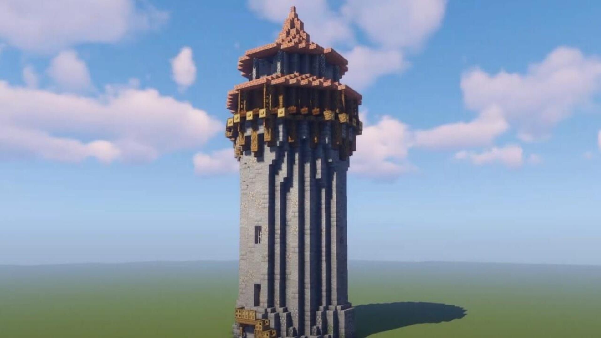 برج مراقبت در بازی Minecraft