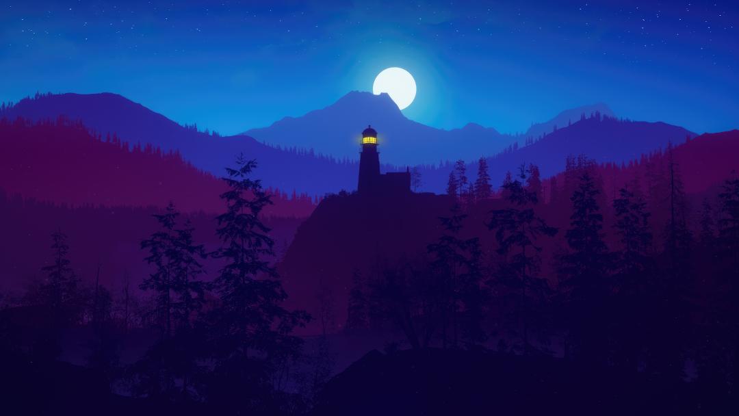 یک طراحی مینیمال از فانوس معروف بازی Alan Wake 2