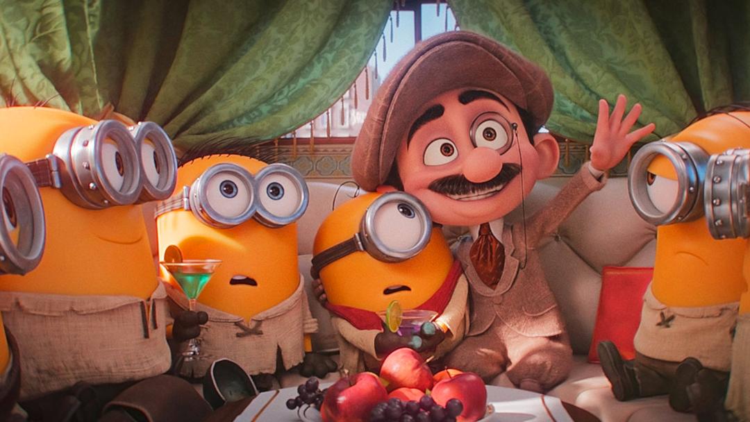 جیمز همراه با کارگردان در انیمیشن Minions and Monsters