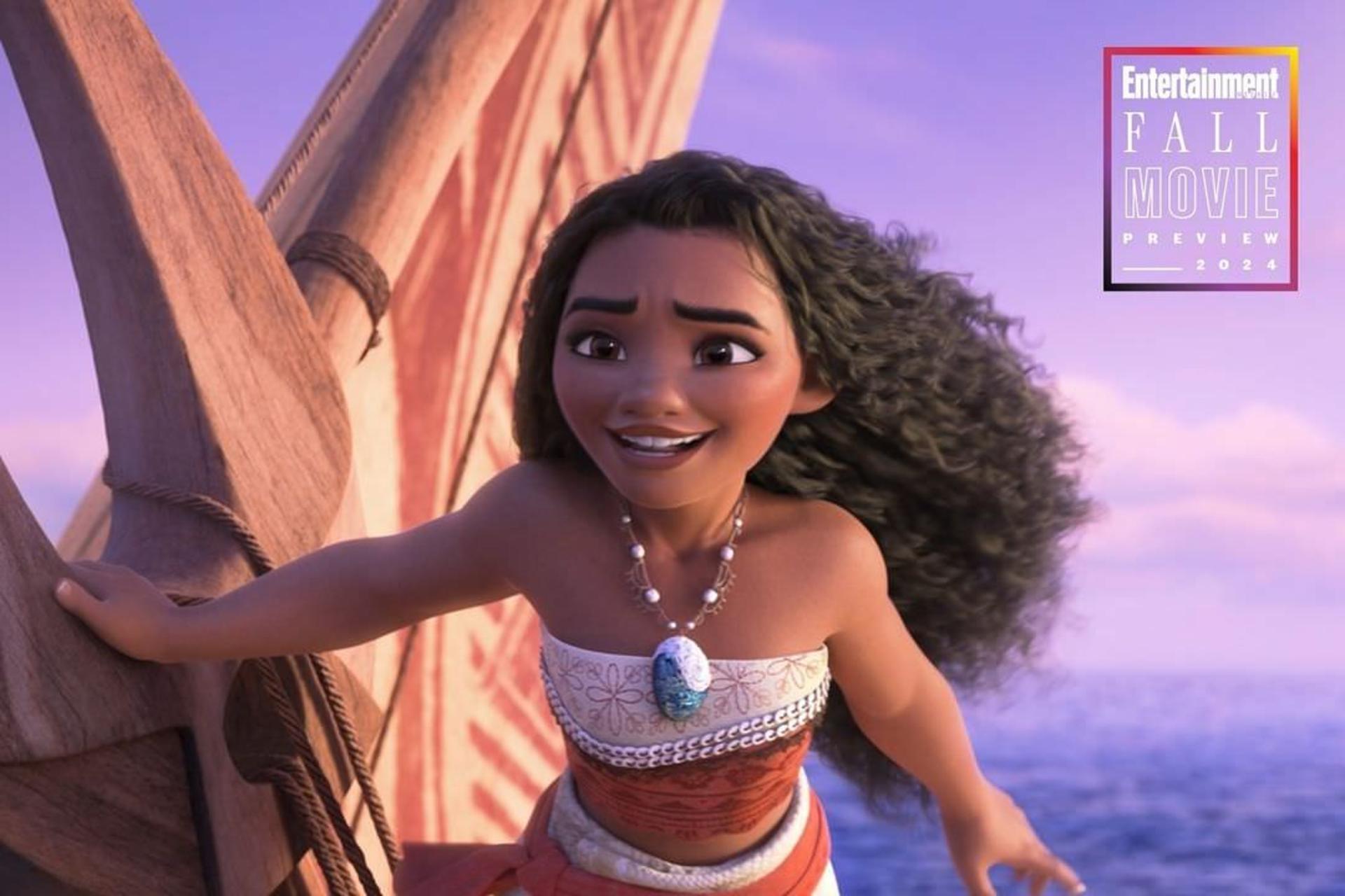 تصاویر جدید انیمیشن Moana 2 همراهان موانا در اقیانوس را نشان می‌دهد - زومجی