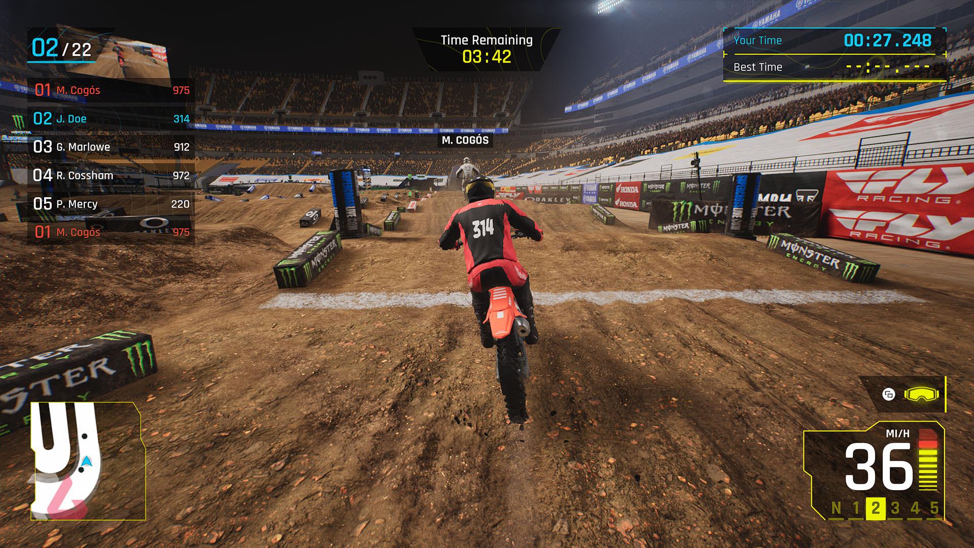 رقابت در بازی Monster Energy Supercross 25