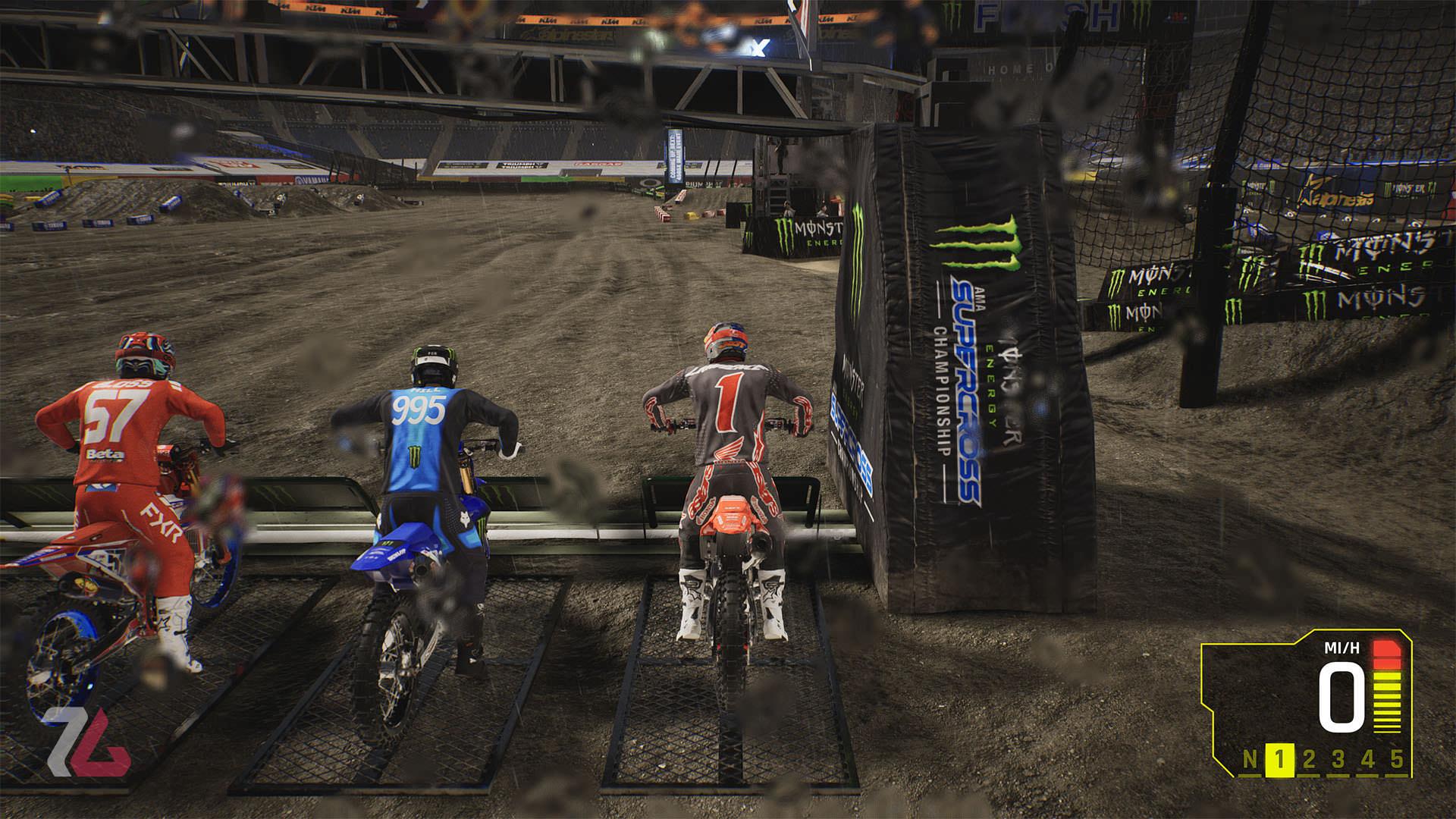 شروع مسابقه در Monster Energy Supercross 25