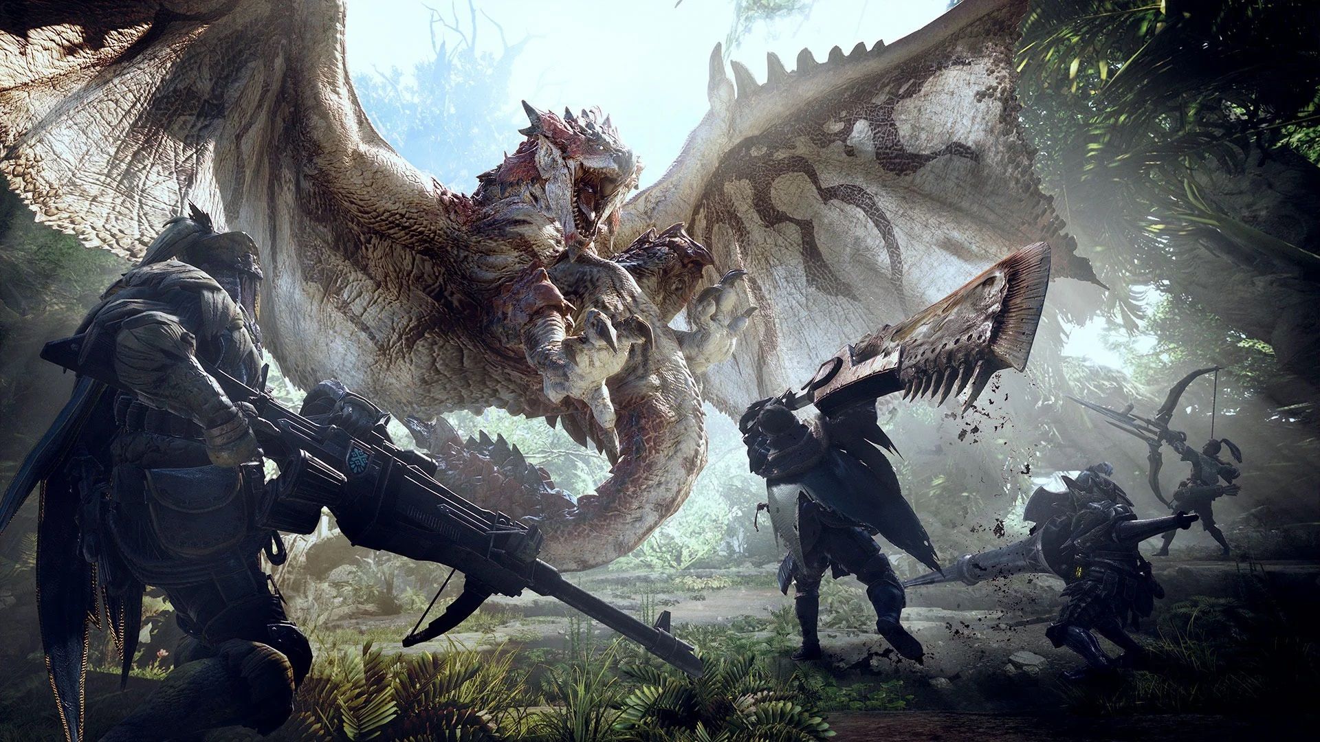 مبارزه با اژدها در بازی Monster Hunter Outlanders