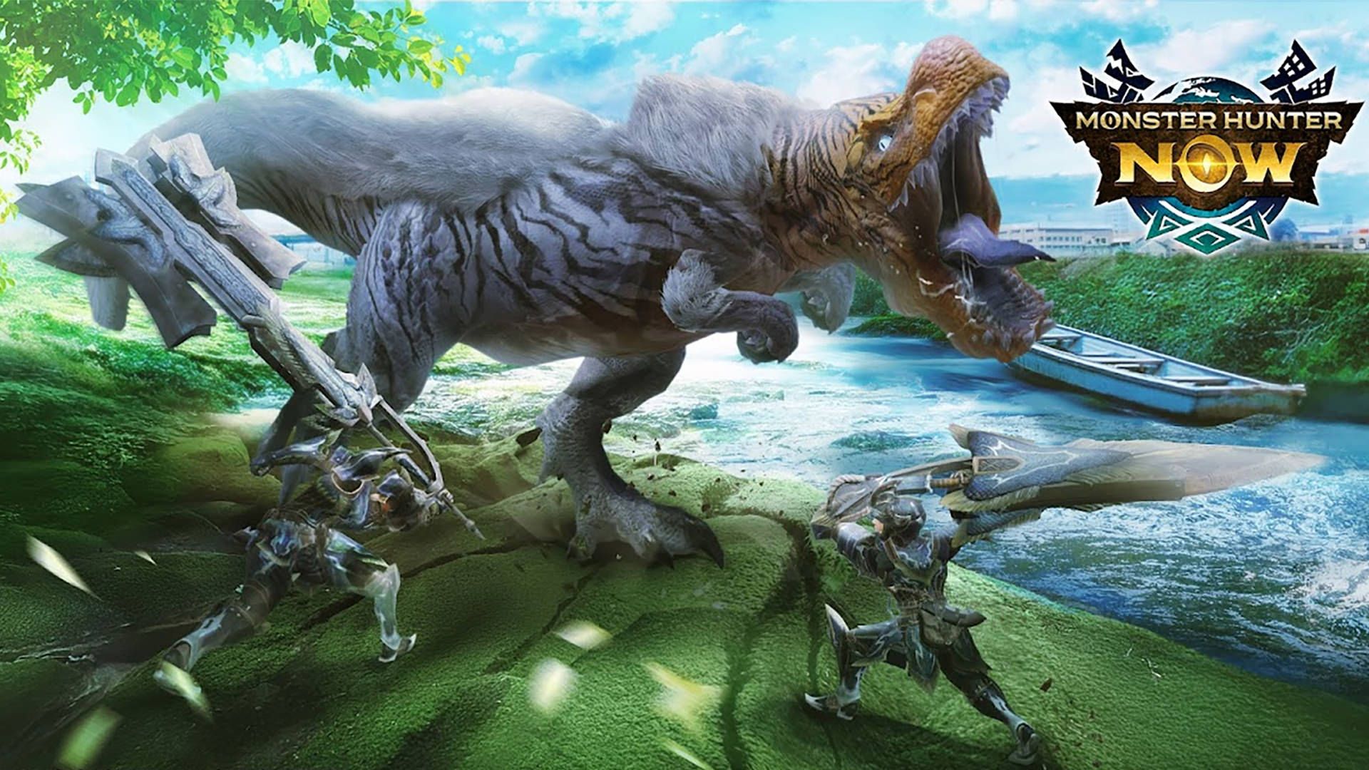 هیولای Fulgar Anjanath در بازی موبایل Monster Hunter now