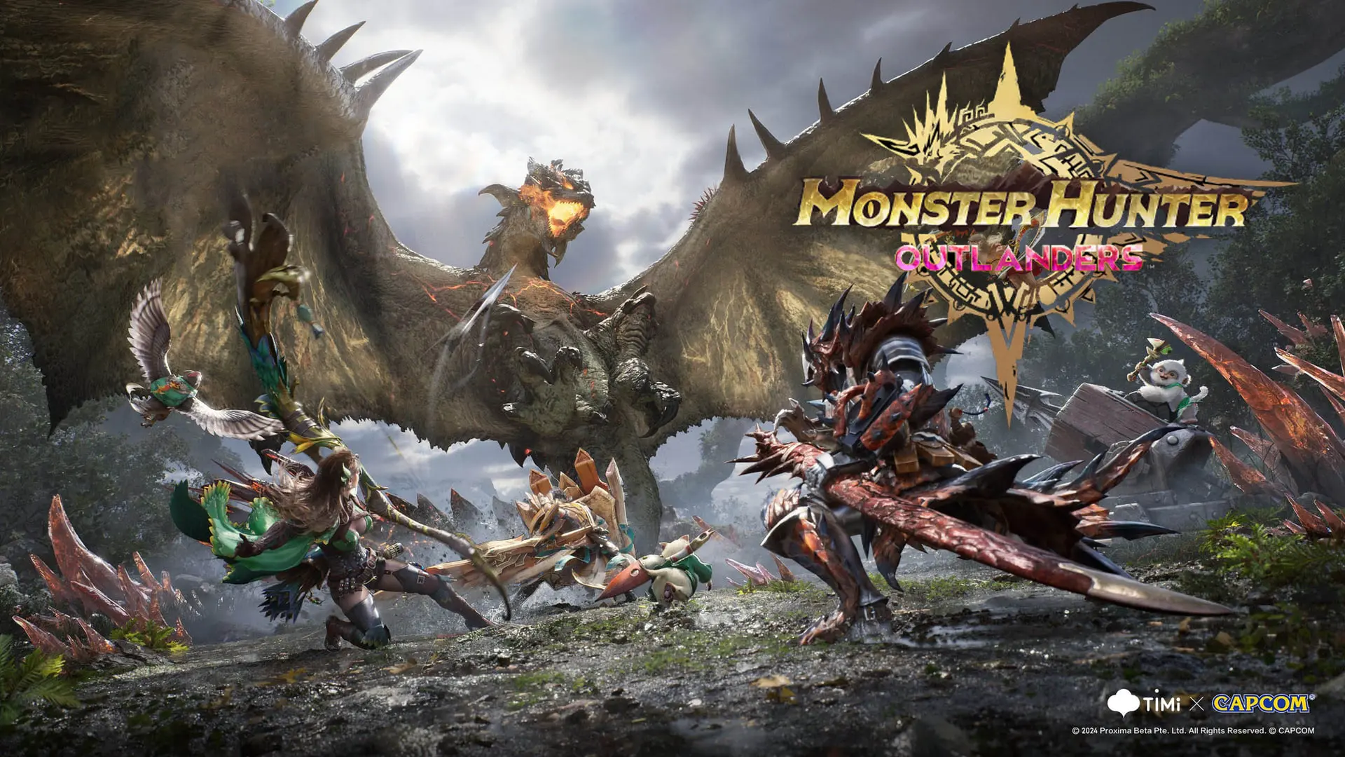 معرفی بازی موبایل Monster Hunter Outlanders | شکار هیولا