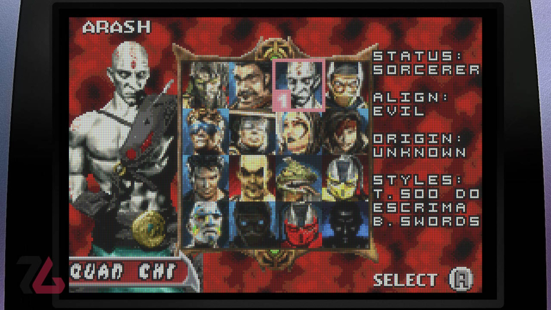 شخصیت های قابل بازی در مورتال کمبت کلاسیک