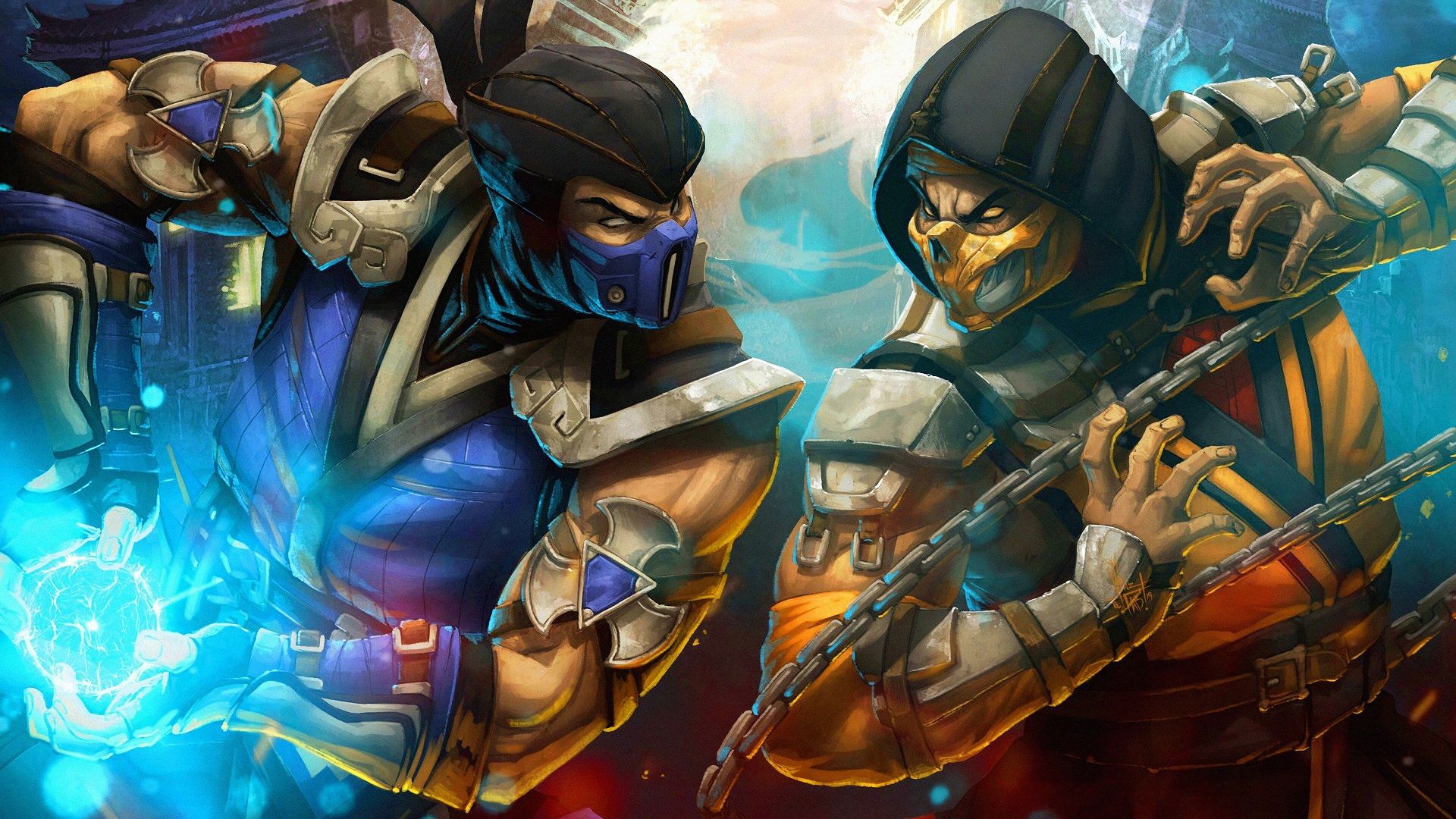 Mortal Kombat Subzero vs Scorpion