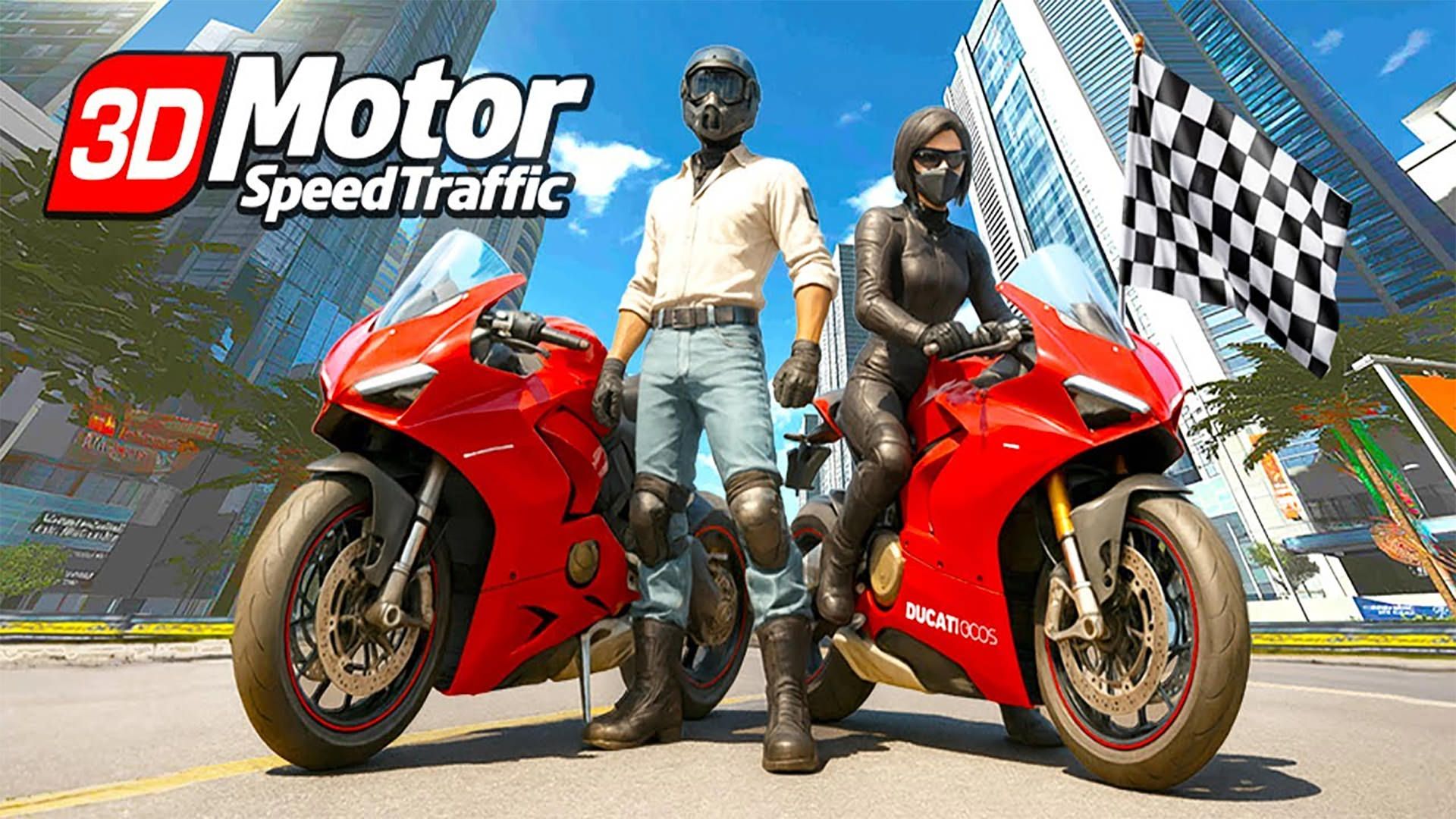 بازی موبایل Motor Speed Traffic 3D