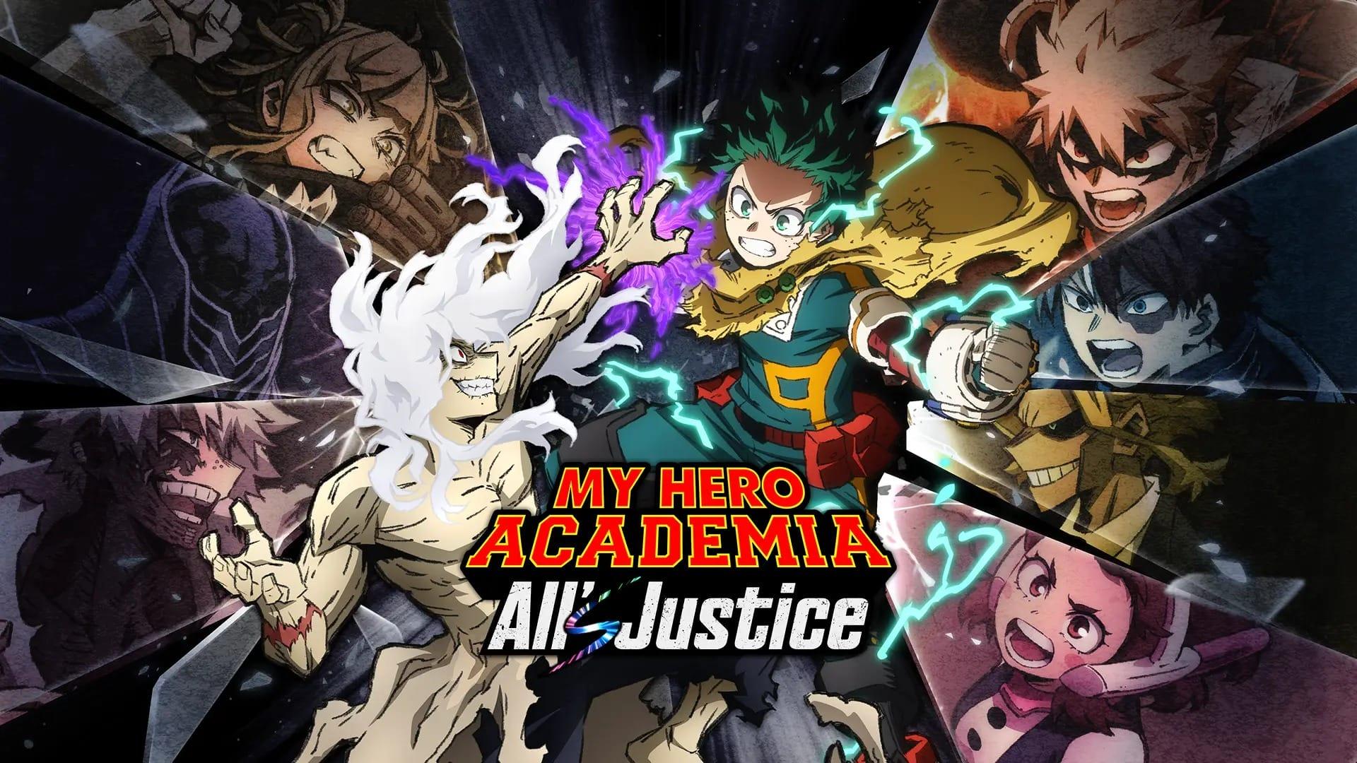 شخصیت‌های اصلی بازی My Hero Academia All’s Justice در والپیپر آن