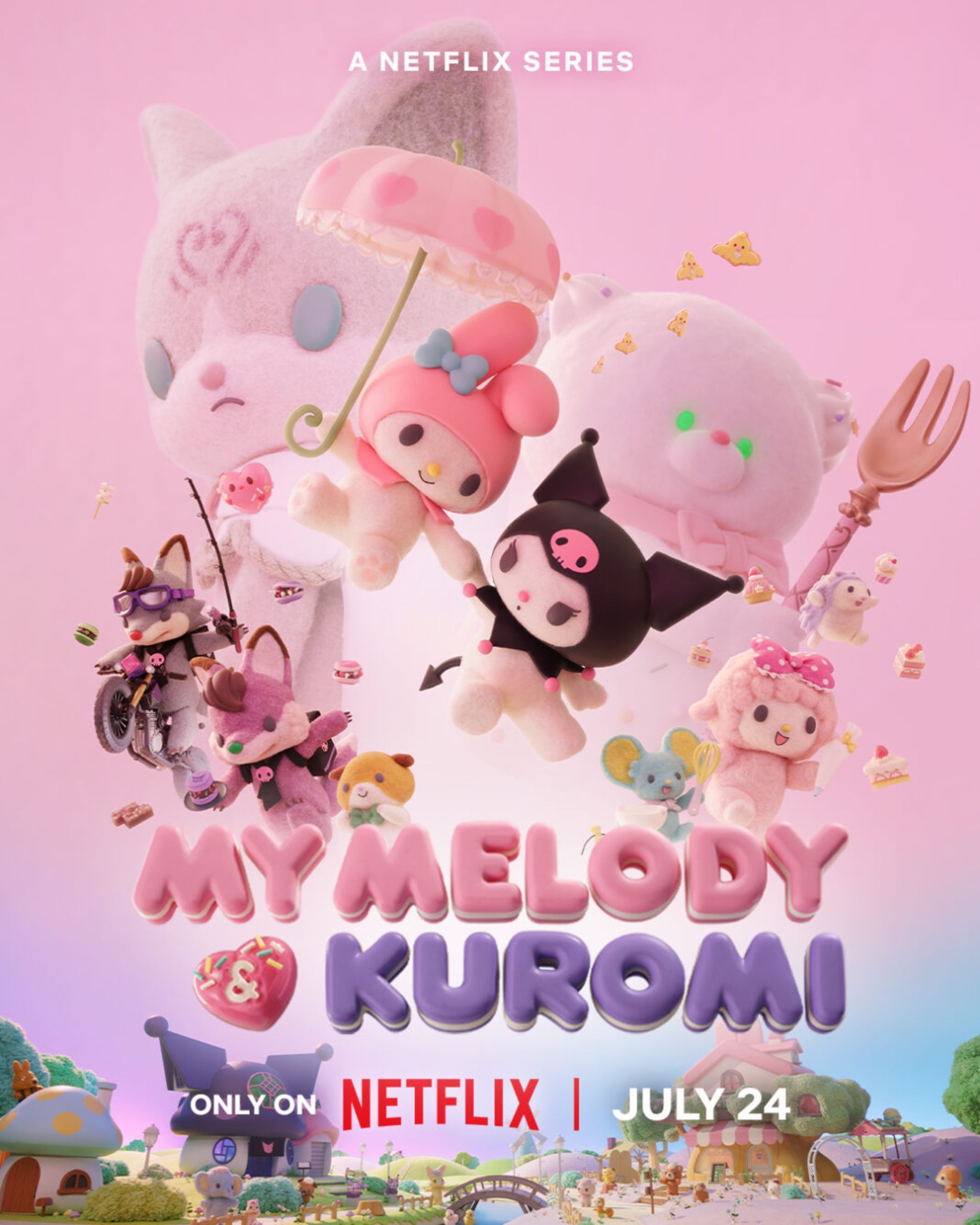 پوستر جدید انیمه My Melody and Kuromi
