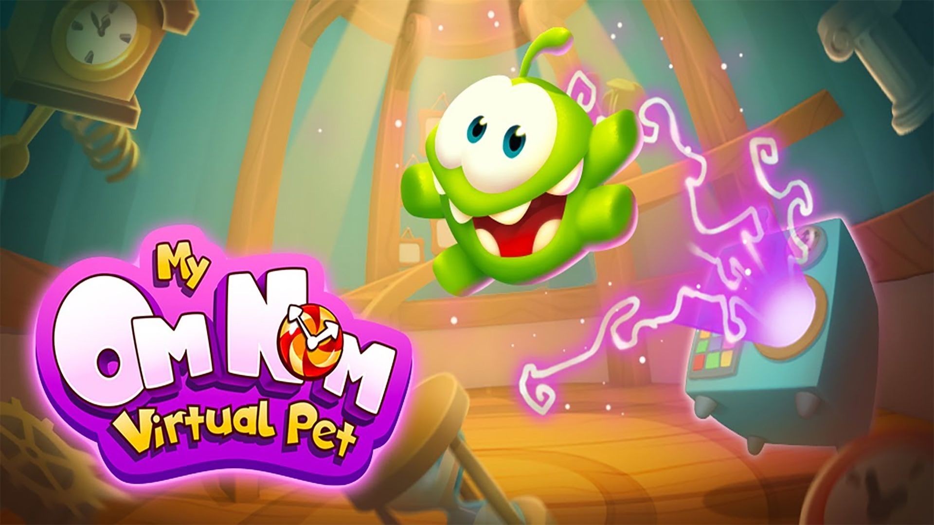 بازی موبایل My Om Nom - Virtual Pet