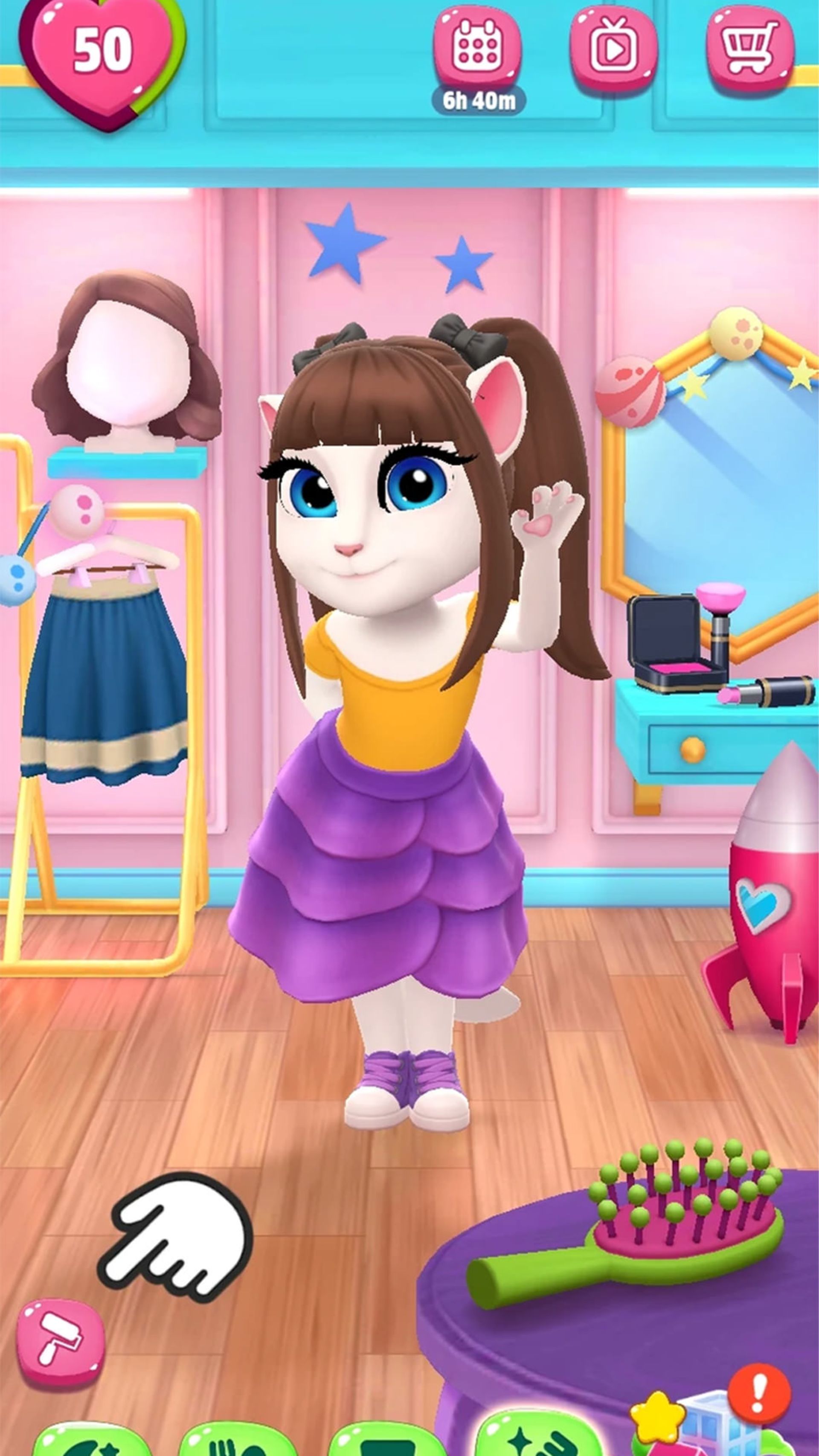 بازی موبایل My Talking Angela 2