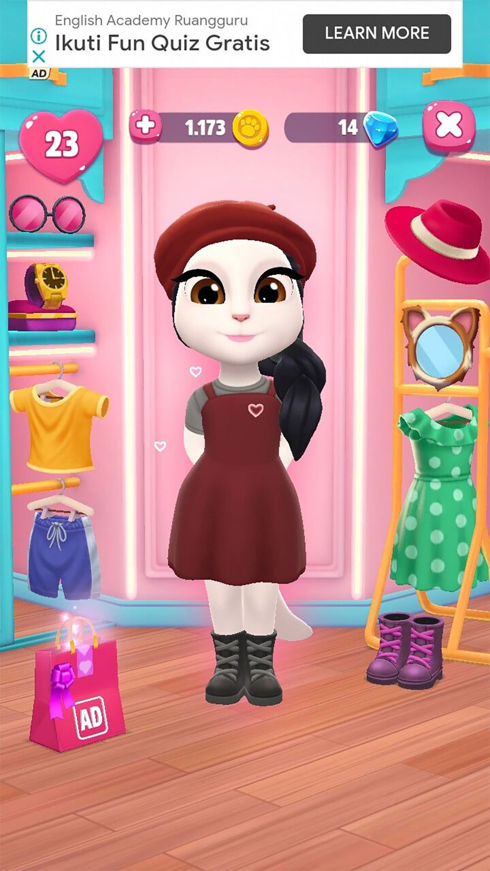 بازی موبایل My Talking Angela 2