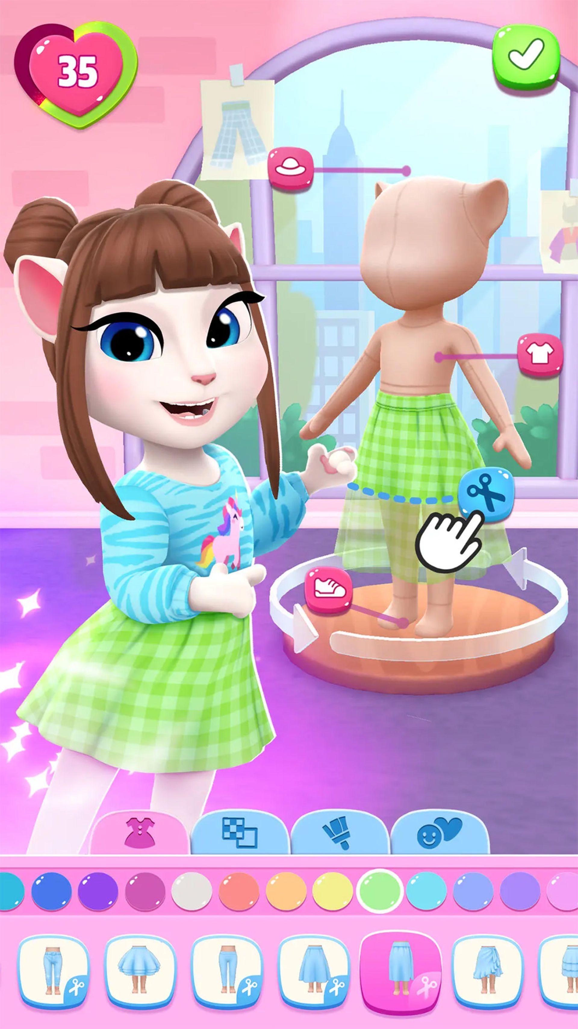 بازی موبایل My Talking Angela 2