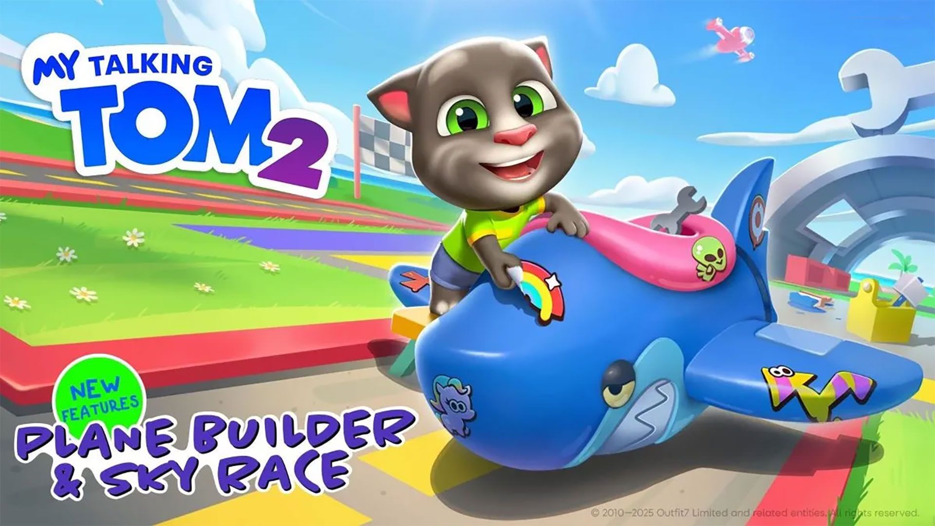به‌روزرسانی Sky Race بازی موبایل My Talking Tom 2