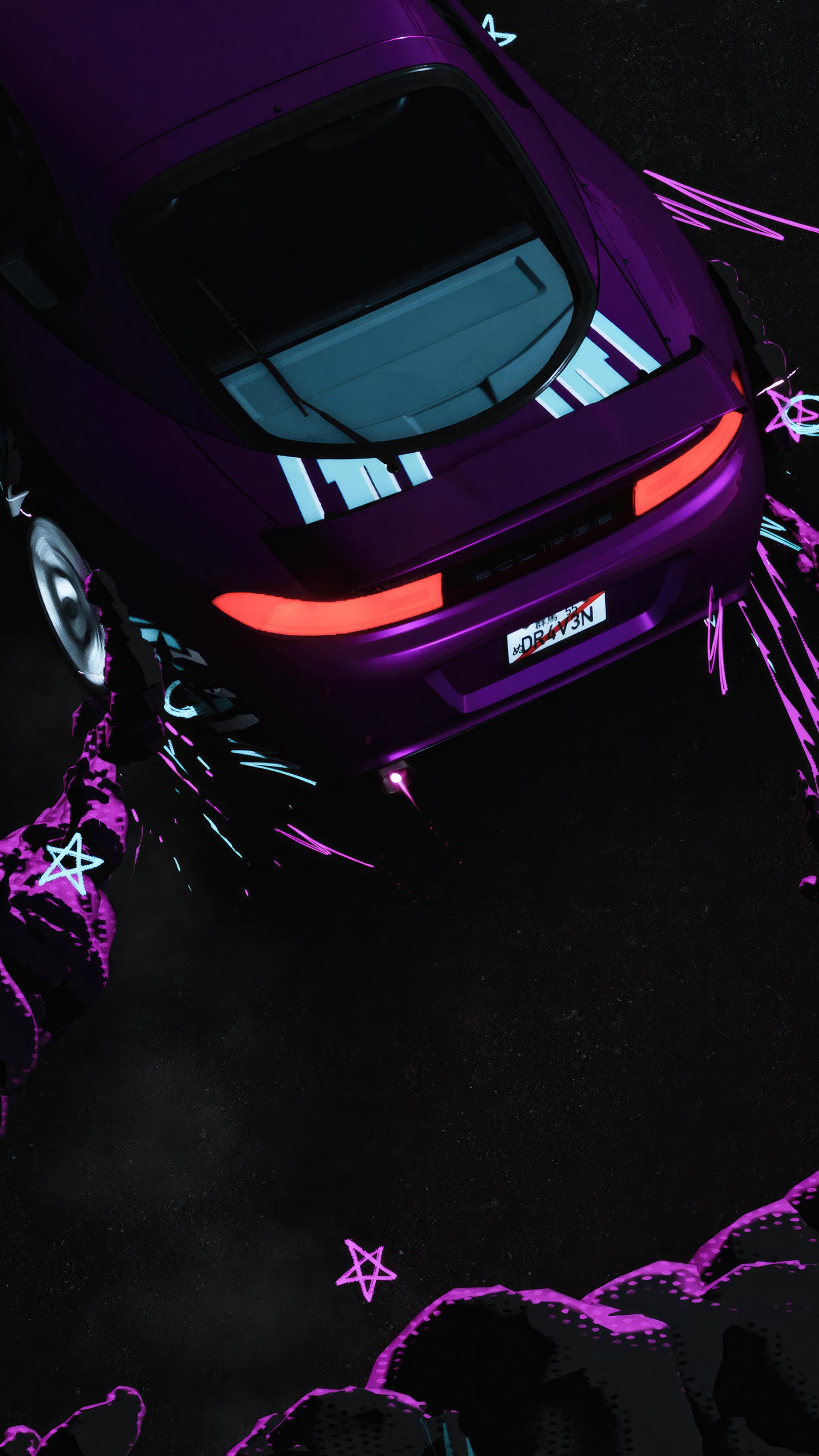دریفت و انتشار دود بنفش در بازی Need for Speed ​​Unbound