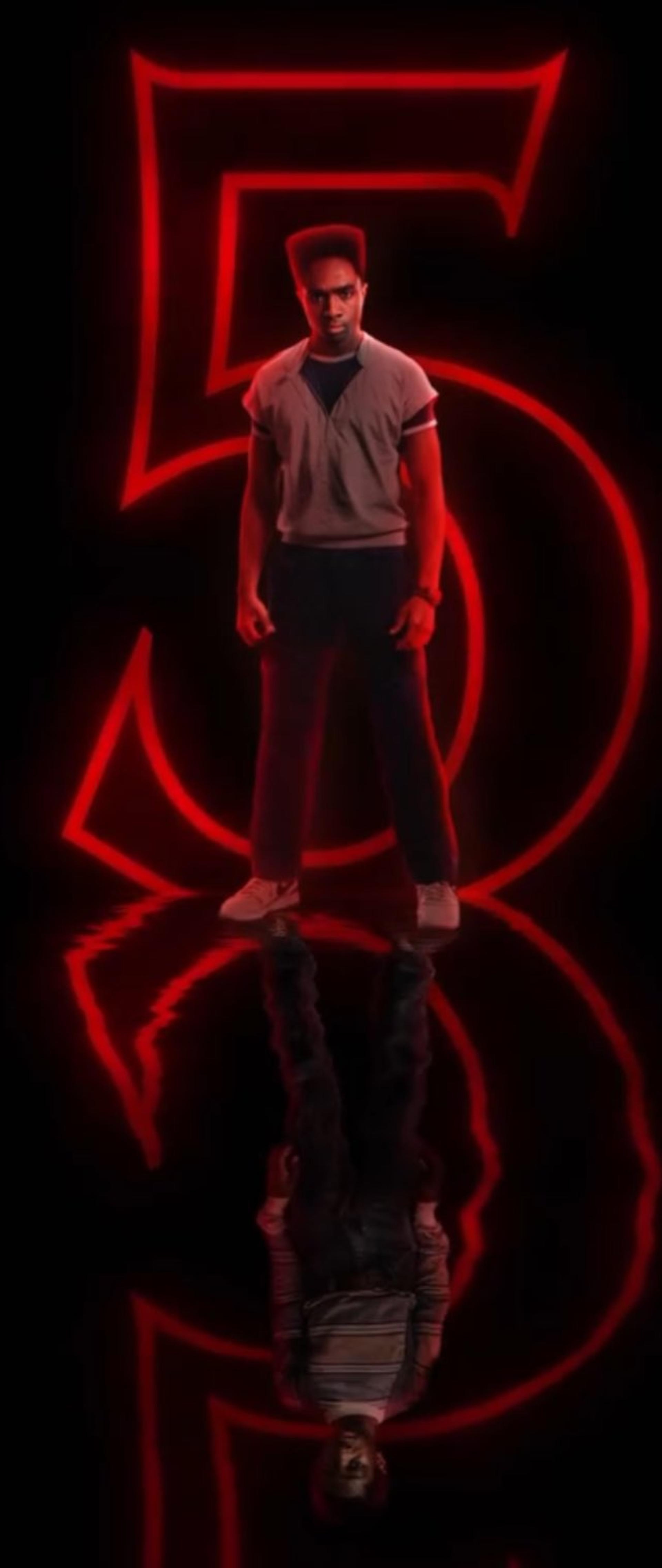 پوستر شخصیت لوکاس در سریال Stranger Things 5