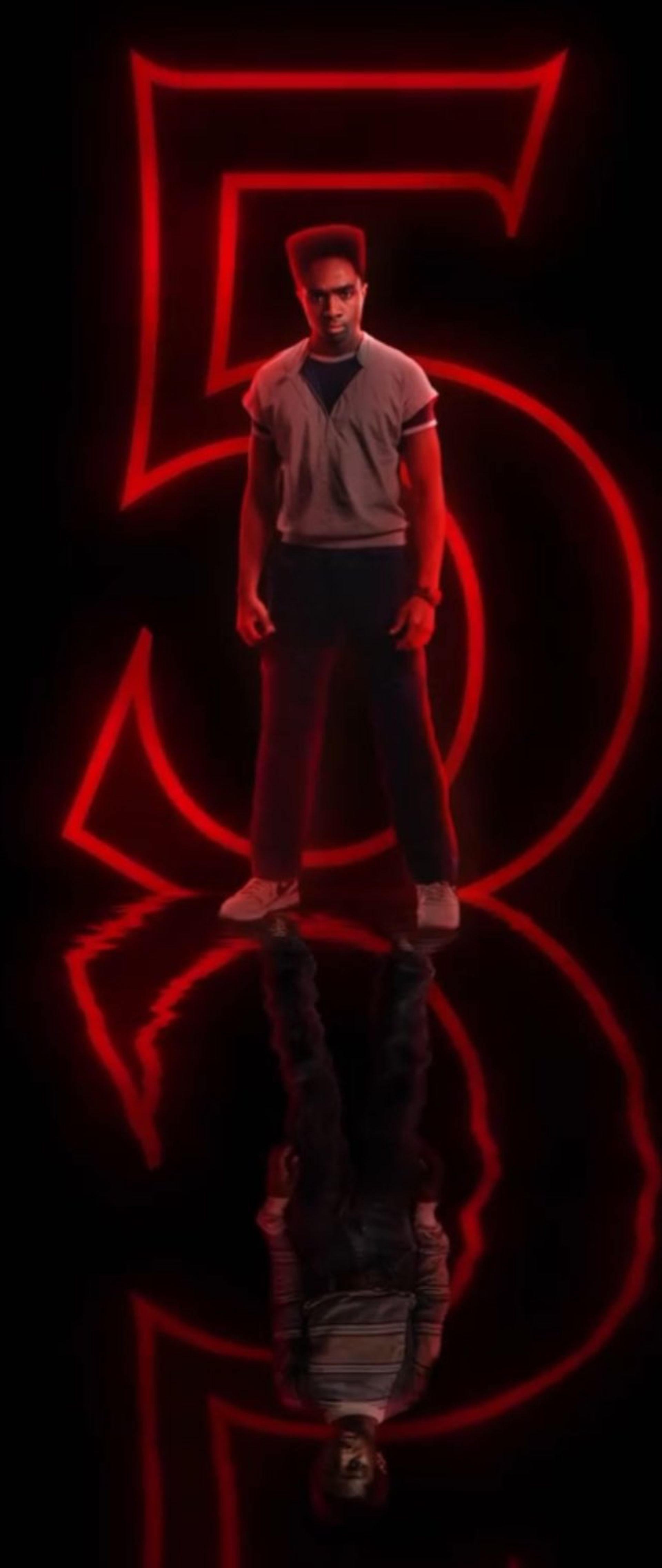 پوستر شخصیت لوکاس در سریال Stranger Things 5