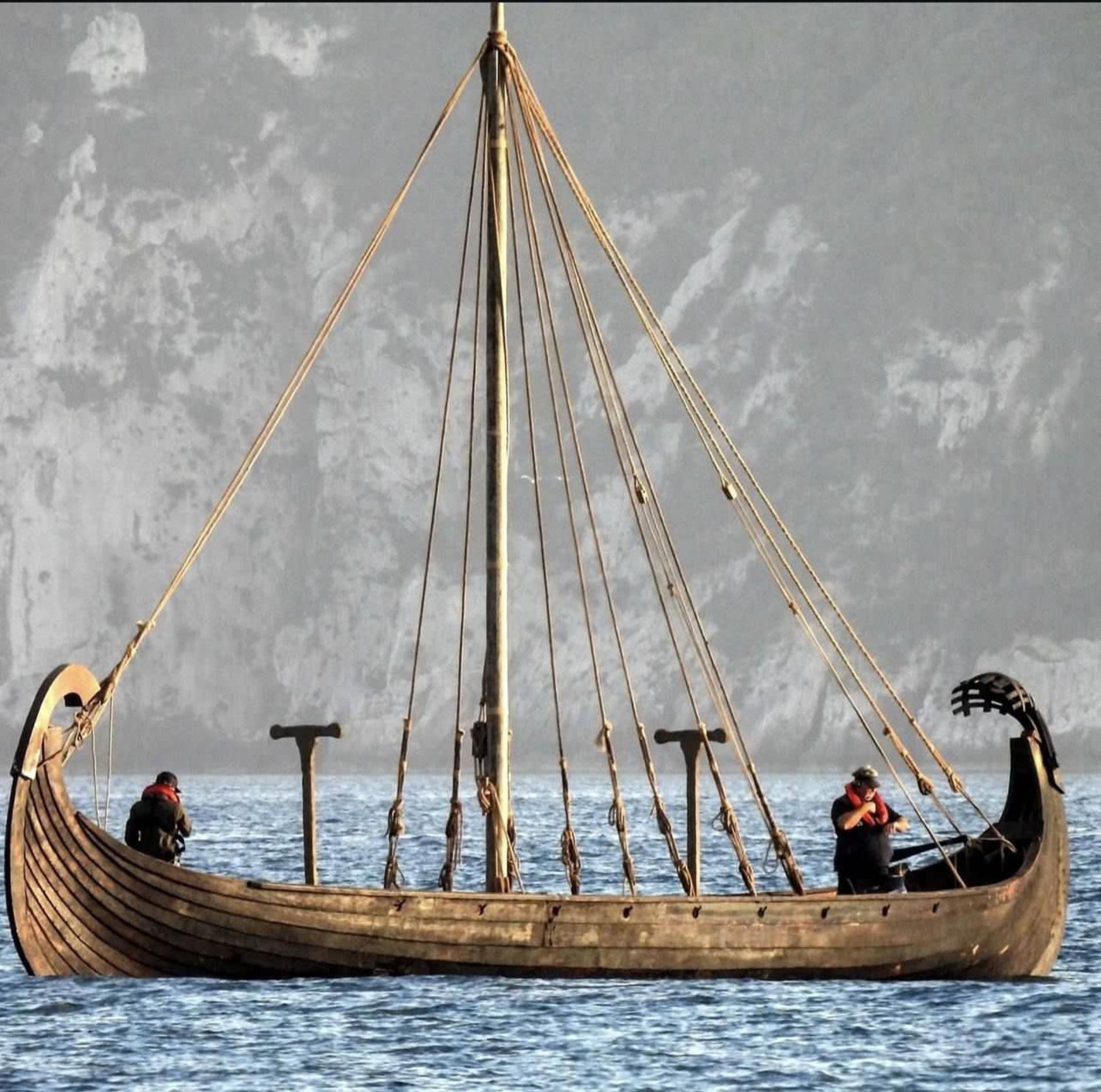 قایق در پشت صحنه فیلم The Odyssey 