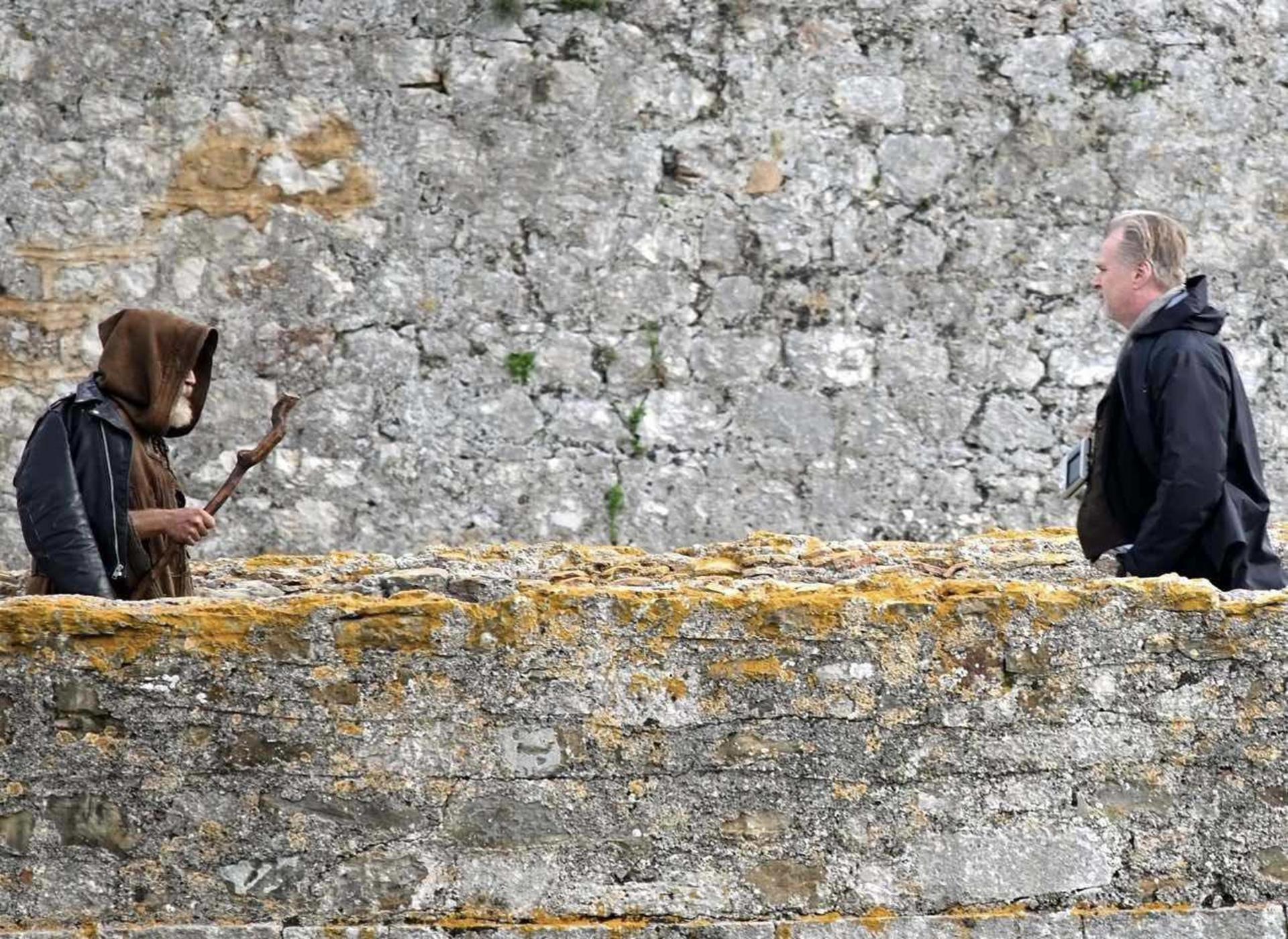 کریستوفر نولان و فردی مرموز در پشت صحنه فیلم The Odyssey 