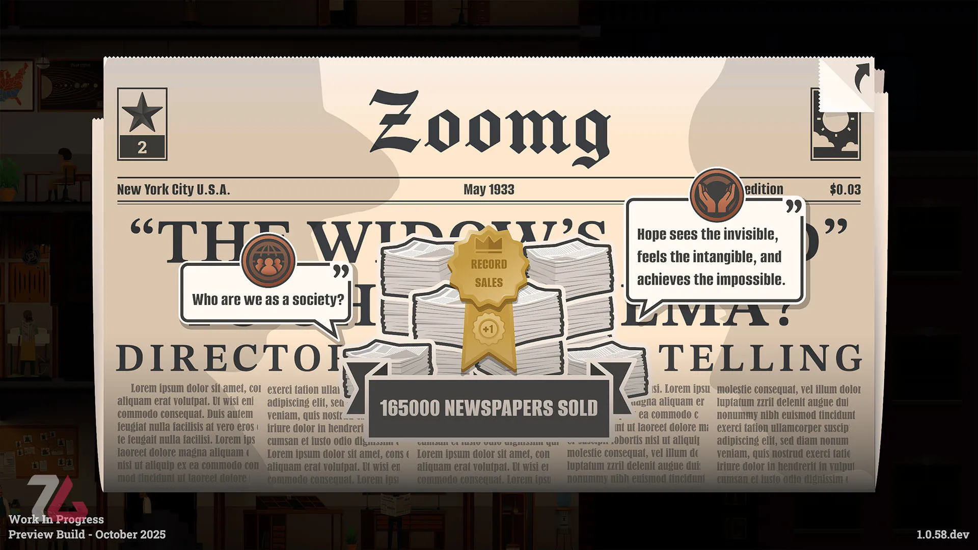 رکورد فروش در بازی news tower