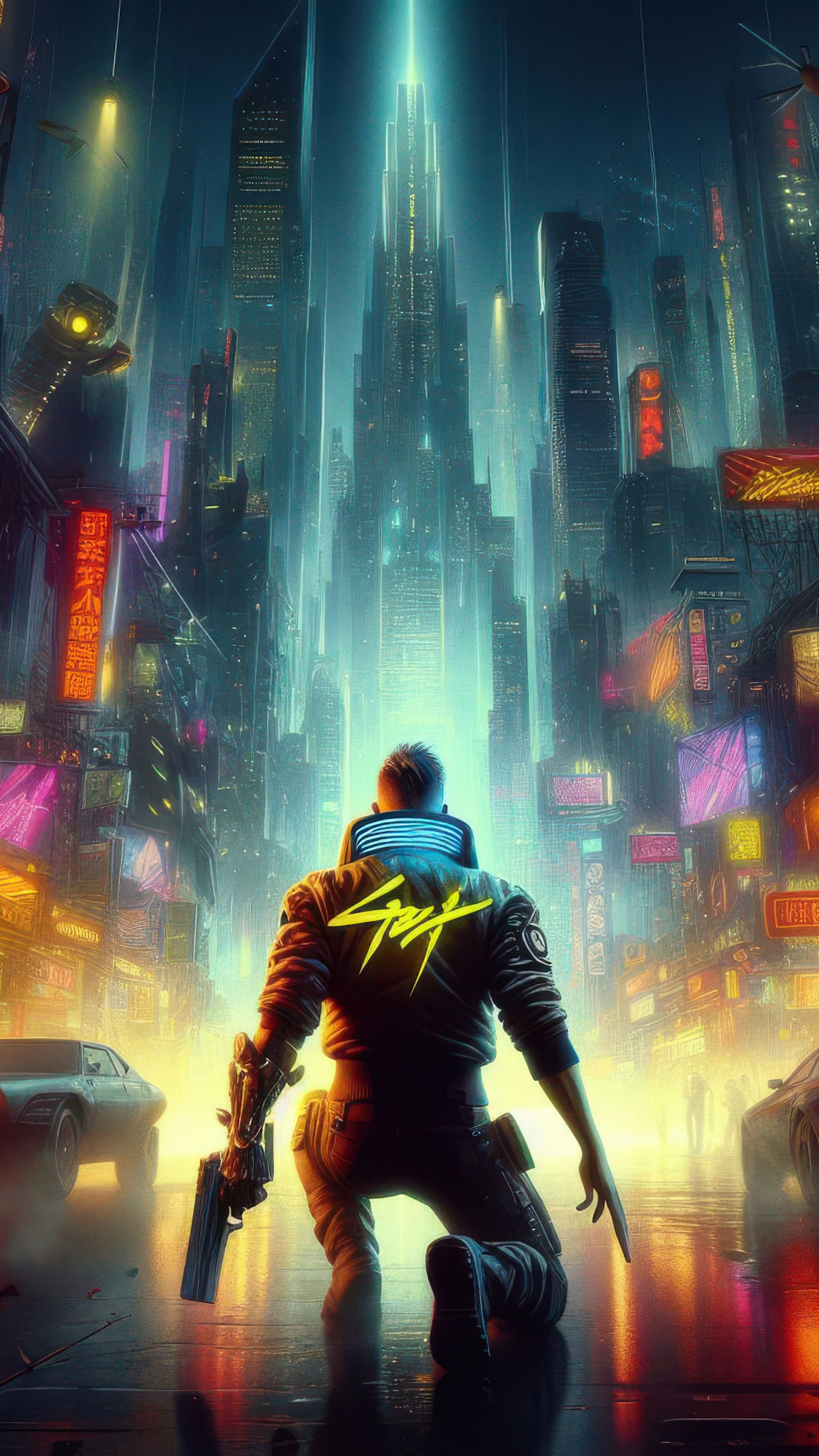 شهر پیشرفته و شلوغ نایت سیتی در بازی Cyberpunk 2077
