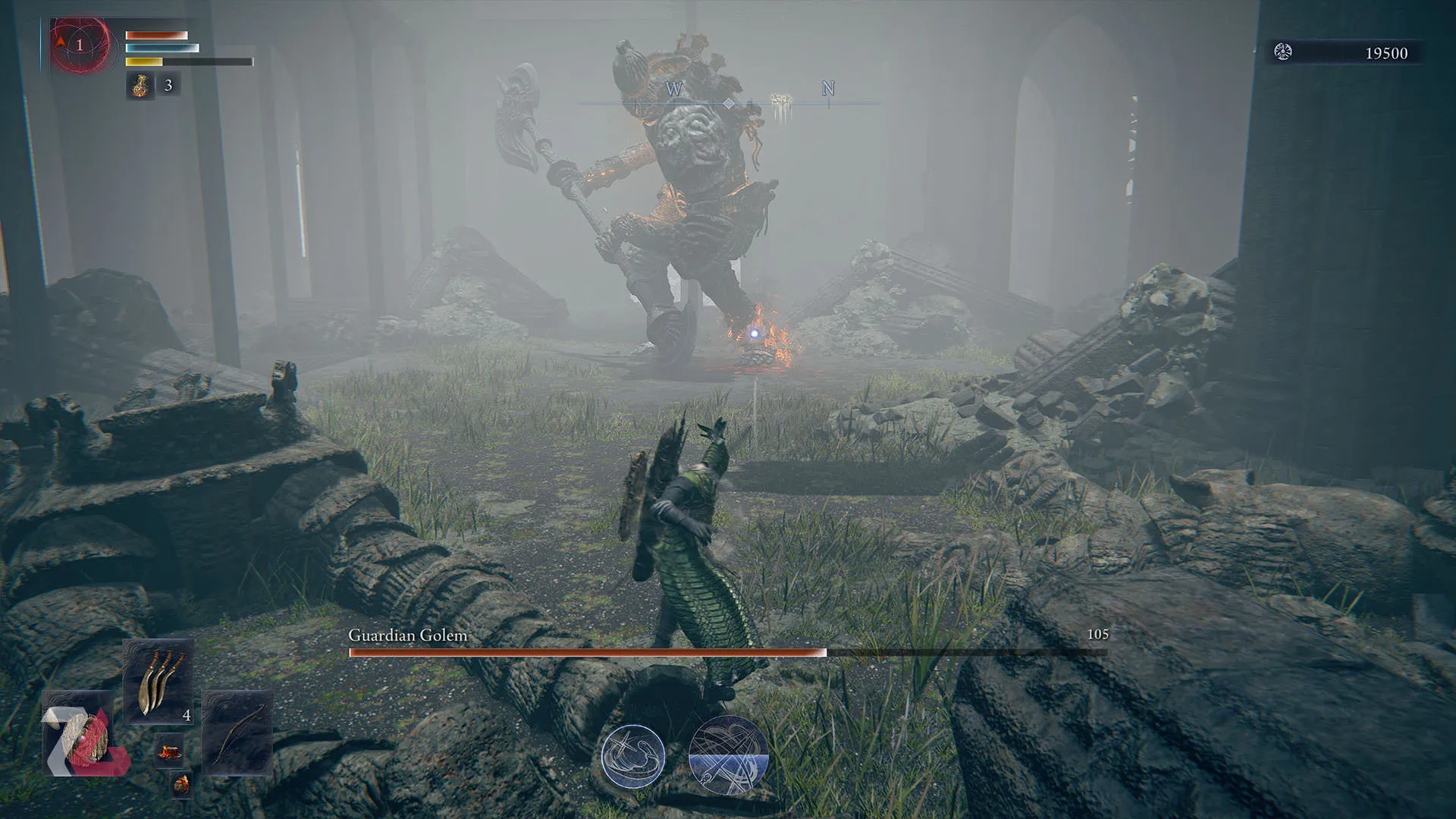 نبرد با Golem در Elden Ring Nightreign