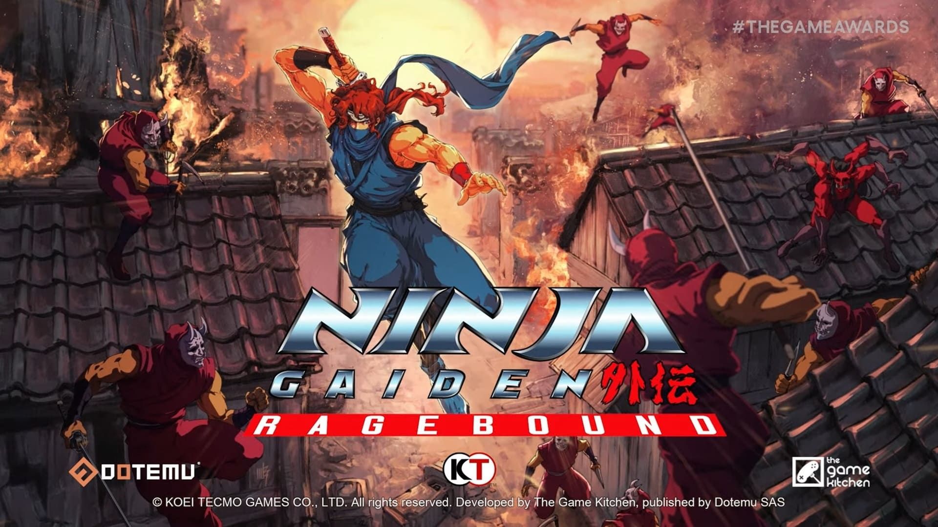 پوستر بازی Ninja Gaiden Ragebound با حضور شخصیت اصلی