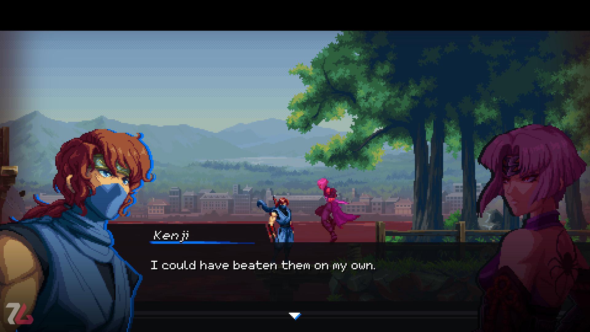 دیالوگ ها در بازی Ninja Gaiden Ragebound