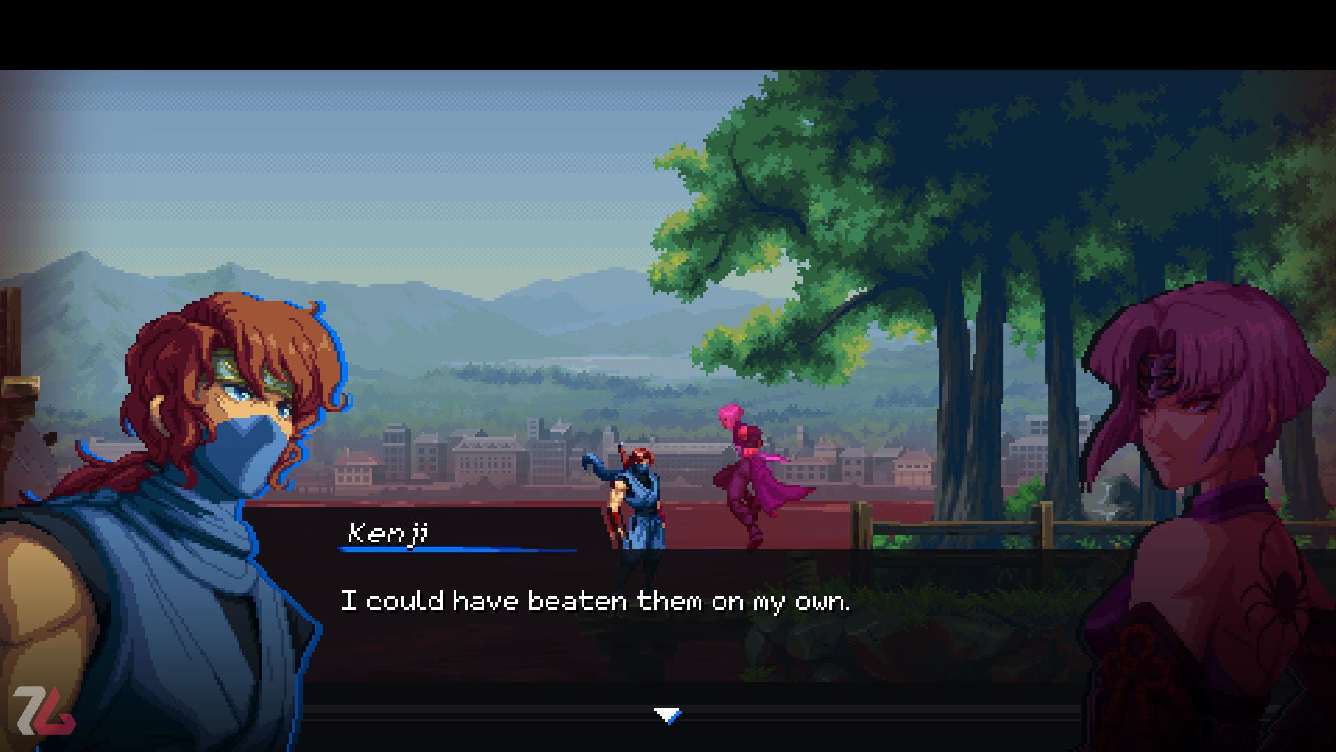 دیالوگ ها در بازی Ninja Gaiden Ragebound