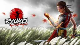 نینجا در بازی موبایل Ninja Ryuko (Legend of Shadow Hunter) در میان علف‌ها