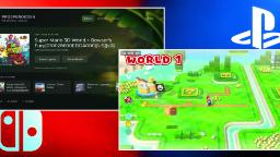 نمای رابط کاربری کنسول پلی استیشن ۵ (پلی استیشن ۵) برای اجرای بازی Super Mario 3D World