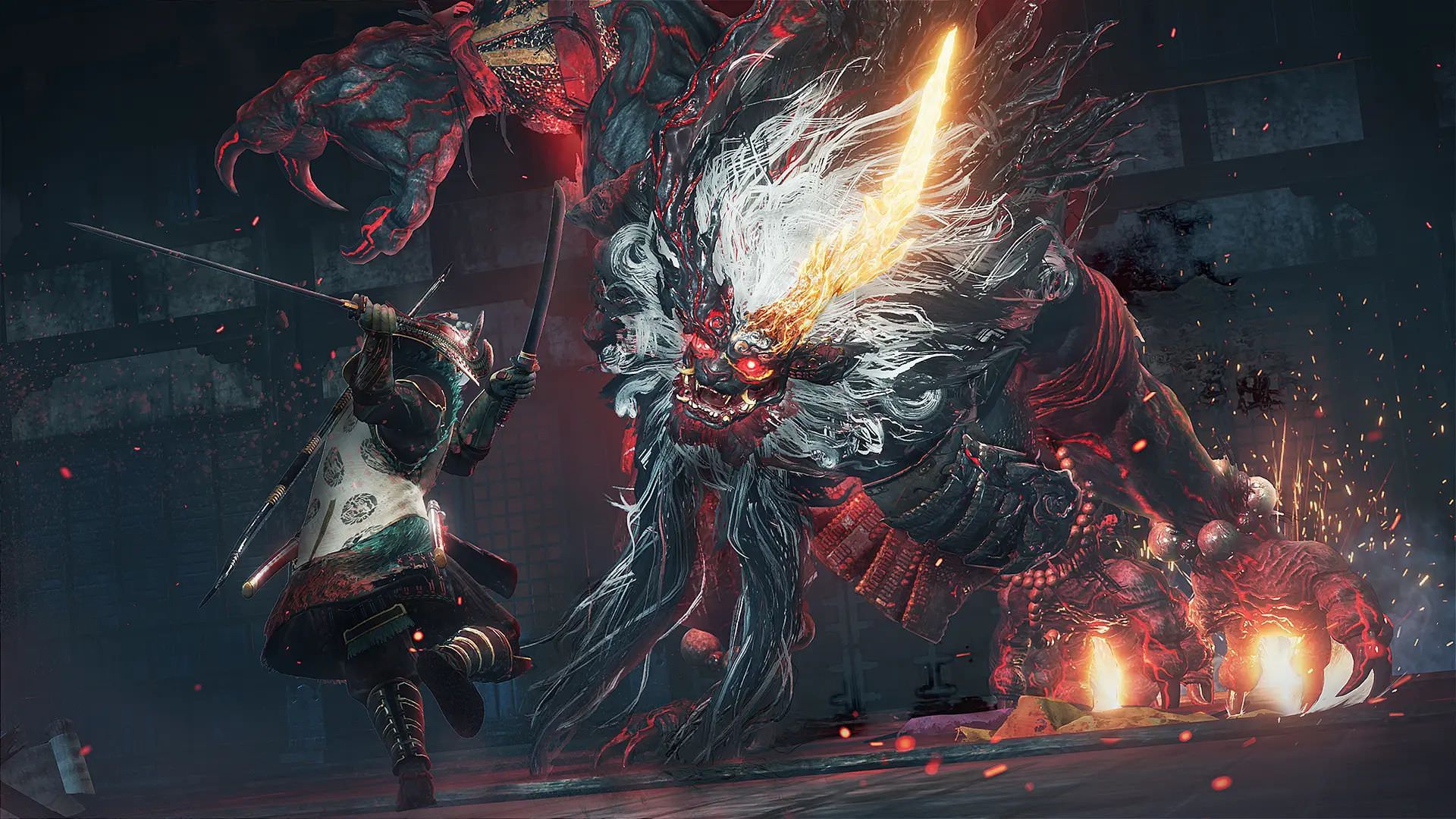 مبارزه با هیولا در بازی Nioh 3