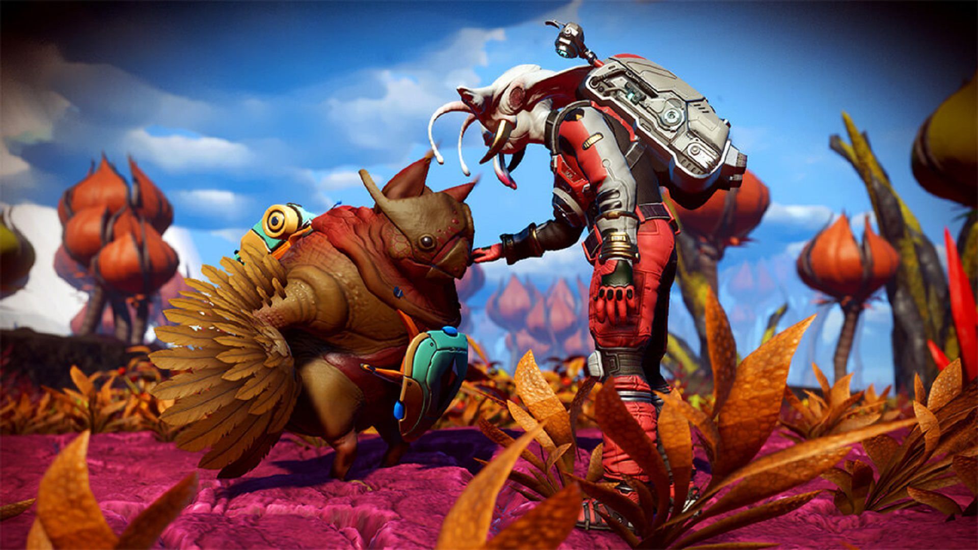 تعامل با موجود همراه در بازی No Man’s Sky