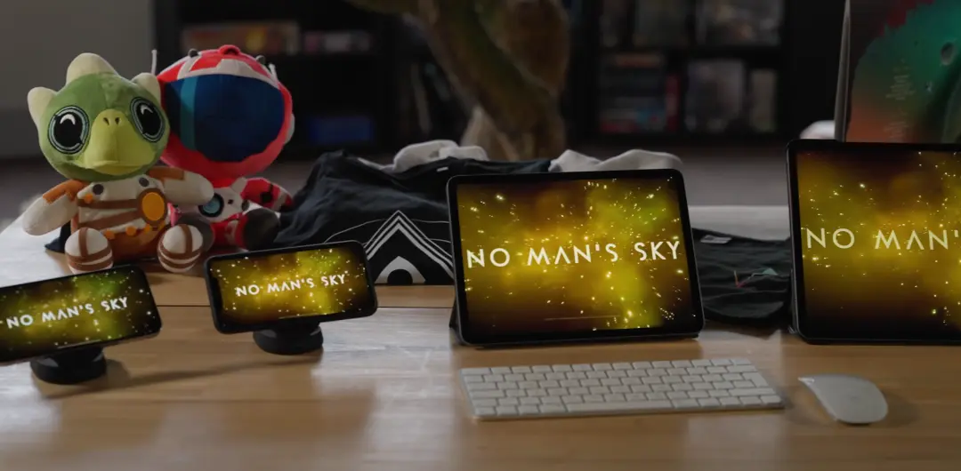 نمای نمایش بازی No Man's Sky (No Man's Sky) روی گوشی، تبلت و آیپد