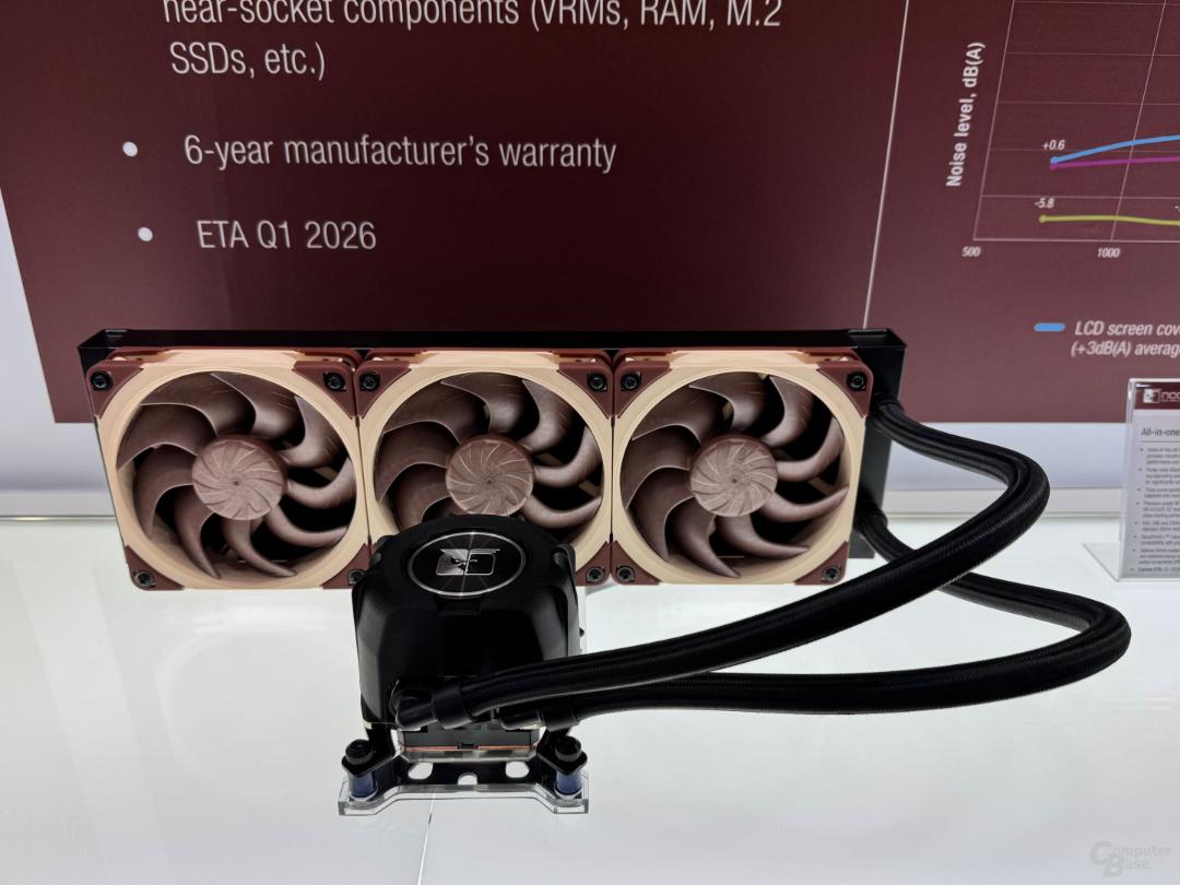 اولین خنک‌کننده مایع AIO شرکت Noctua