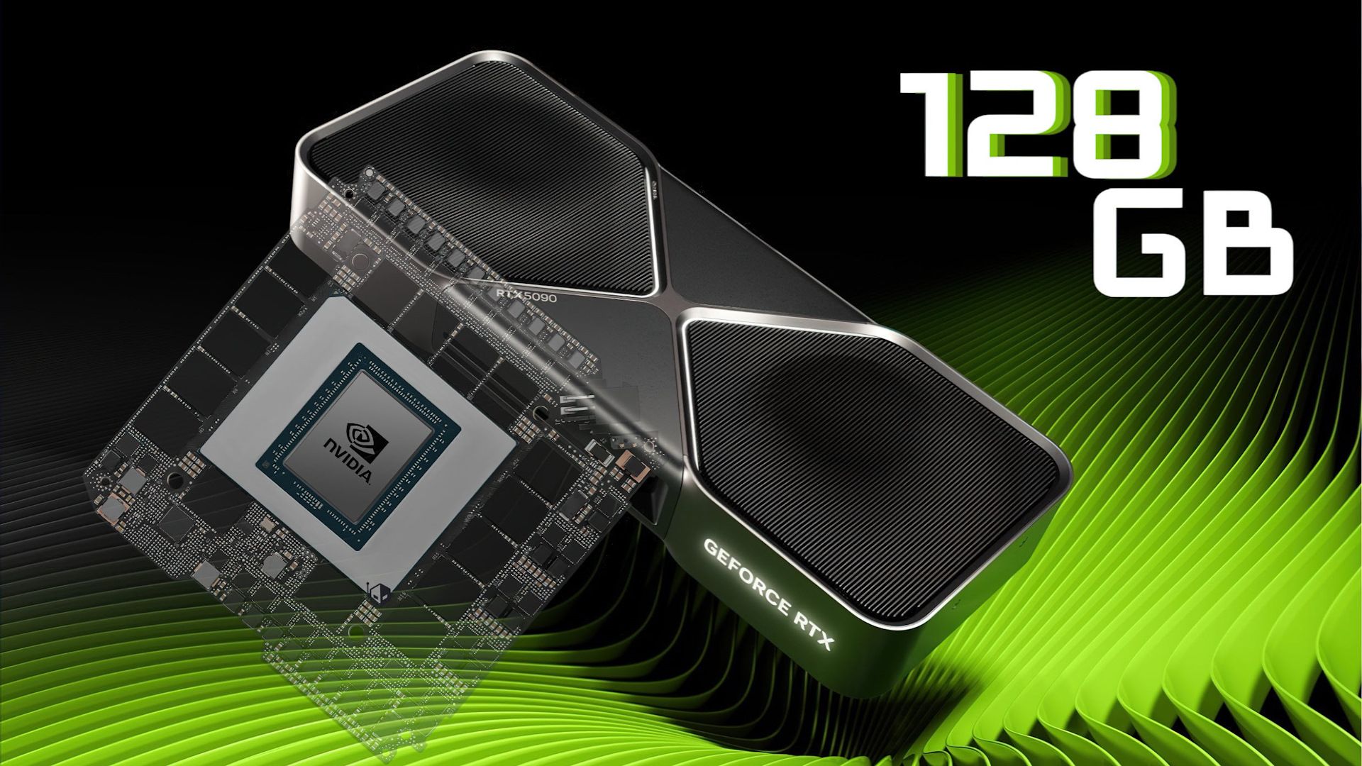 نسخه سفارشی NVIDIA GeForce RTX 5090 با حافظه ۱۲۸ گیگابایتی