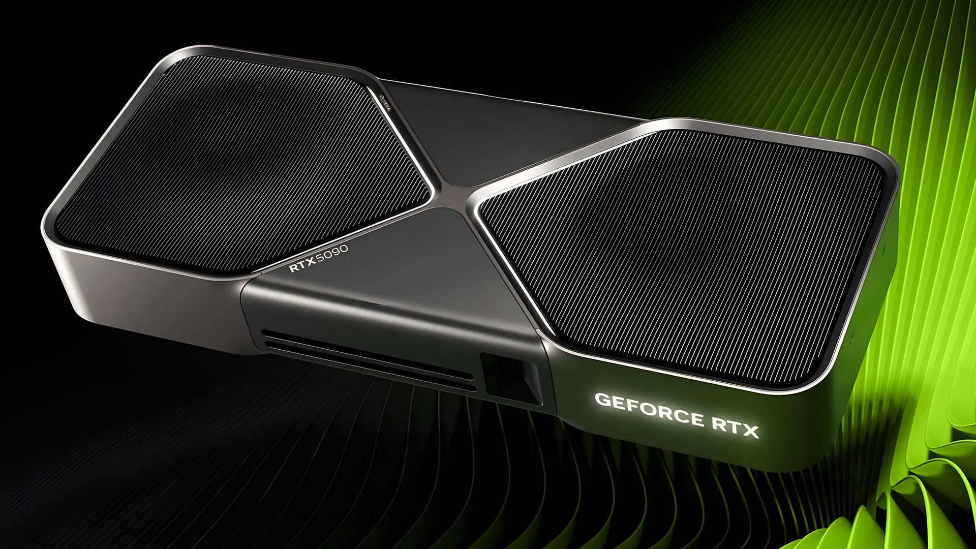 کارت گرافیک انویدیا GeForce RTX 5090 با طراحی مدرن و بدنه مشکی