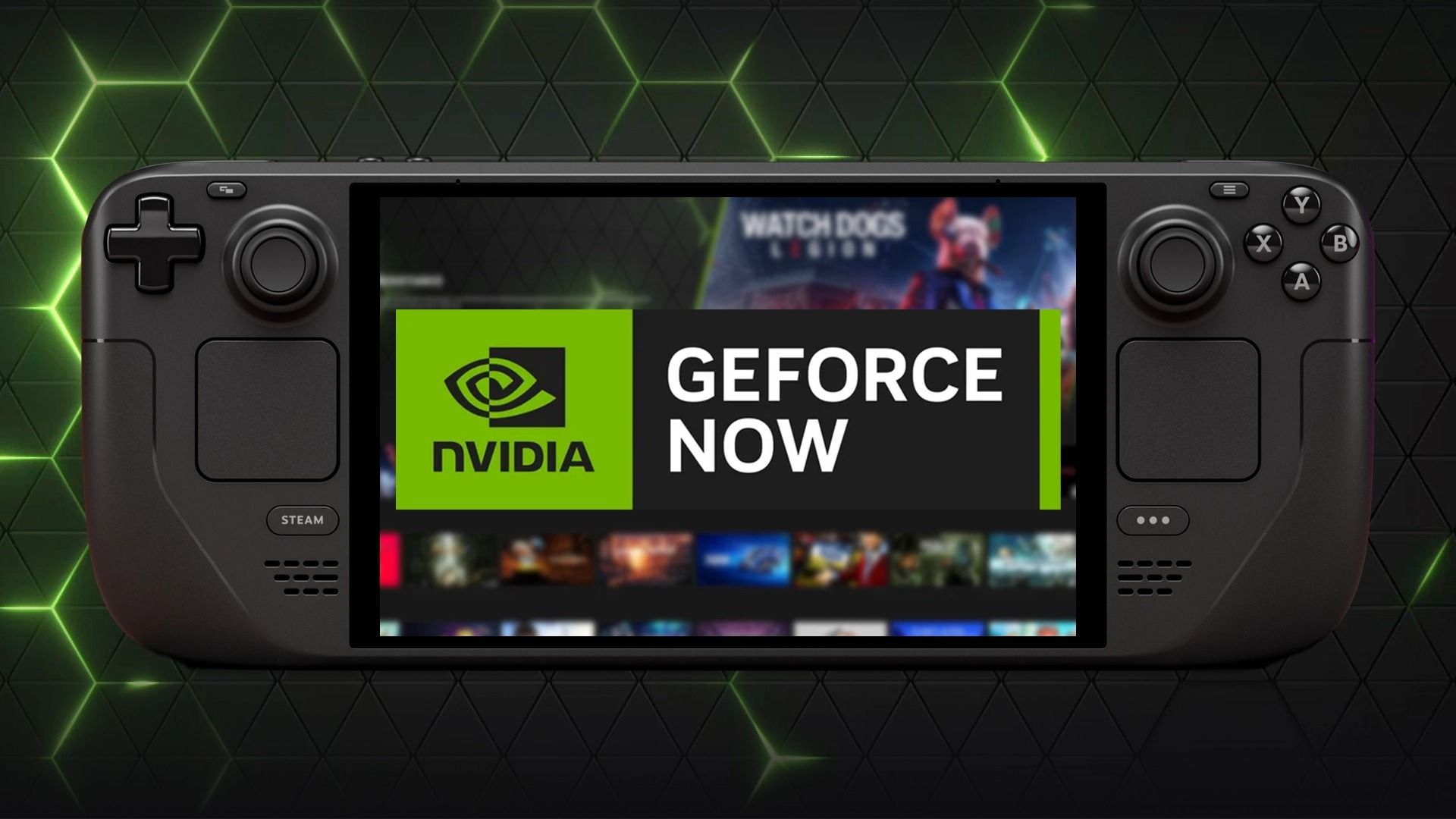 GeForce Now روی کنسول Steam Deck