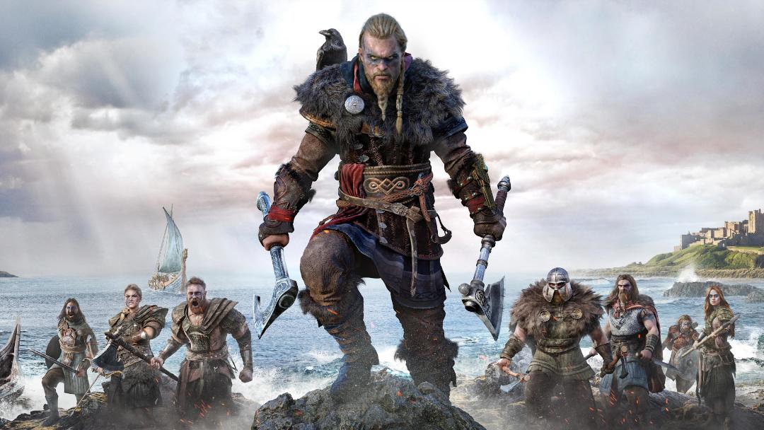 چهره جدی و مصمم ایوور (Eivor) در بازی Assassin's Creed Valhalla