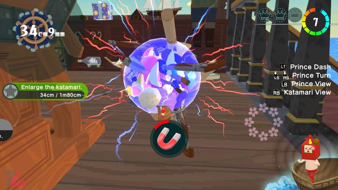 قابلیت آهنربا و جذب تمامی اشیا در بازی Once Upon A Katamari