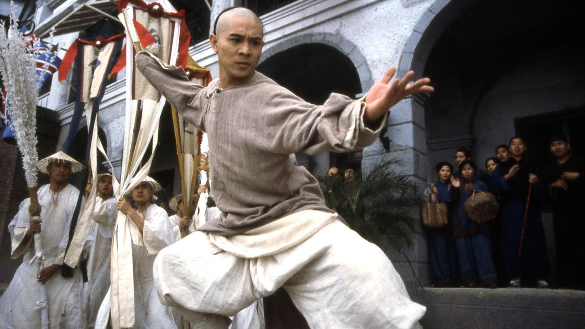جت لی درحال نبرد در فیلم once upon a time in china II