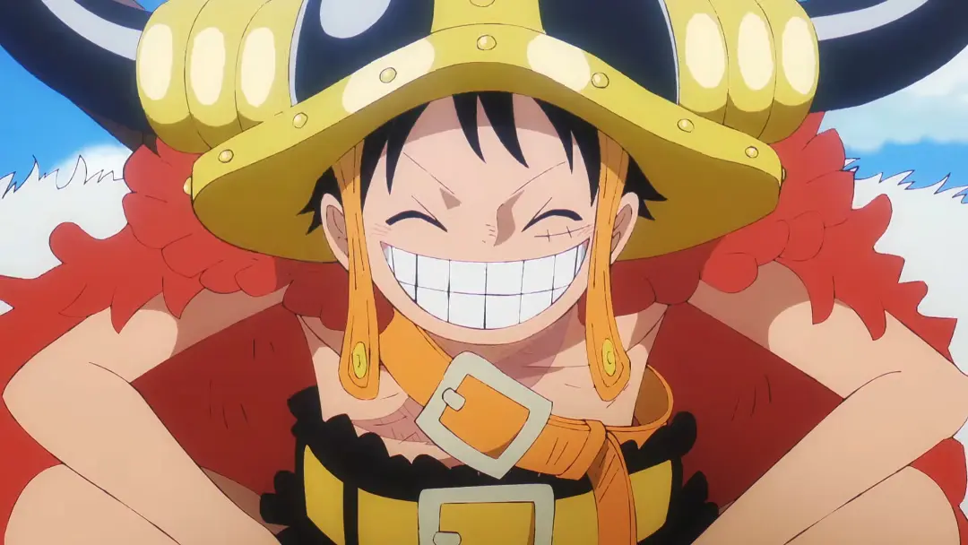 لوفی در آرک Elbaph Island انیمه One Piece