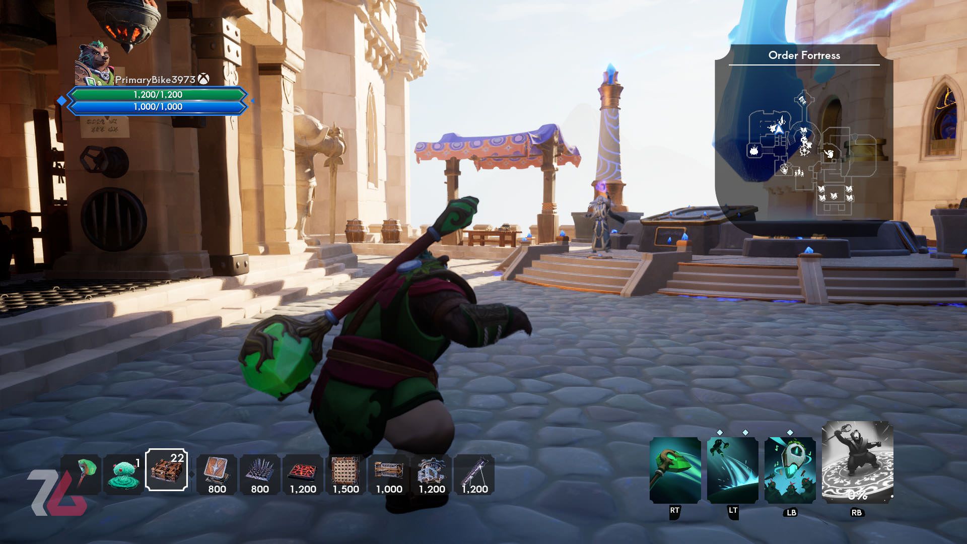هاب اصلی بازی orcs must die! deathtrap