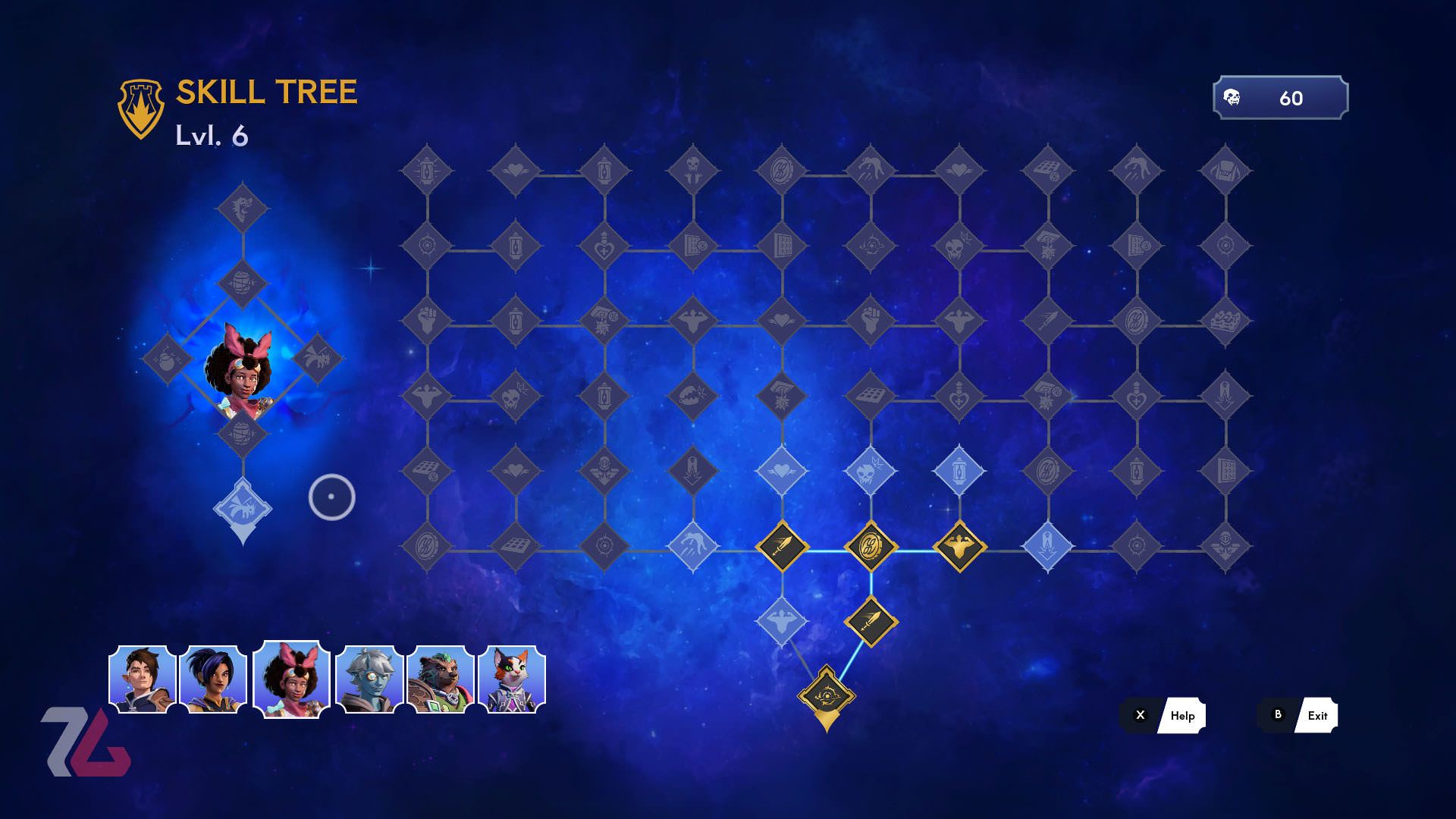 درخت مهارت‌ها در بازی orcs must die! deathtrap