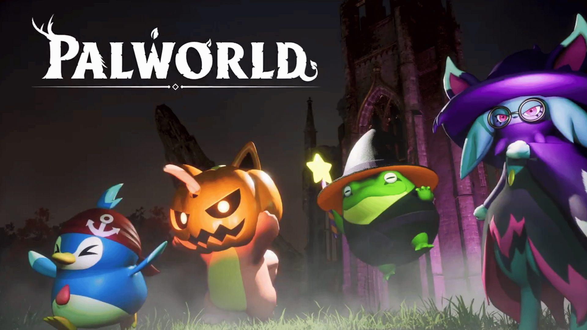 استقبال پال‌ها از جشن هالووین در بازی Palworld 