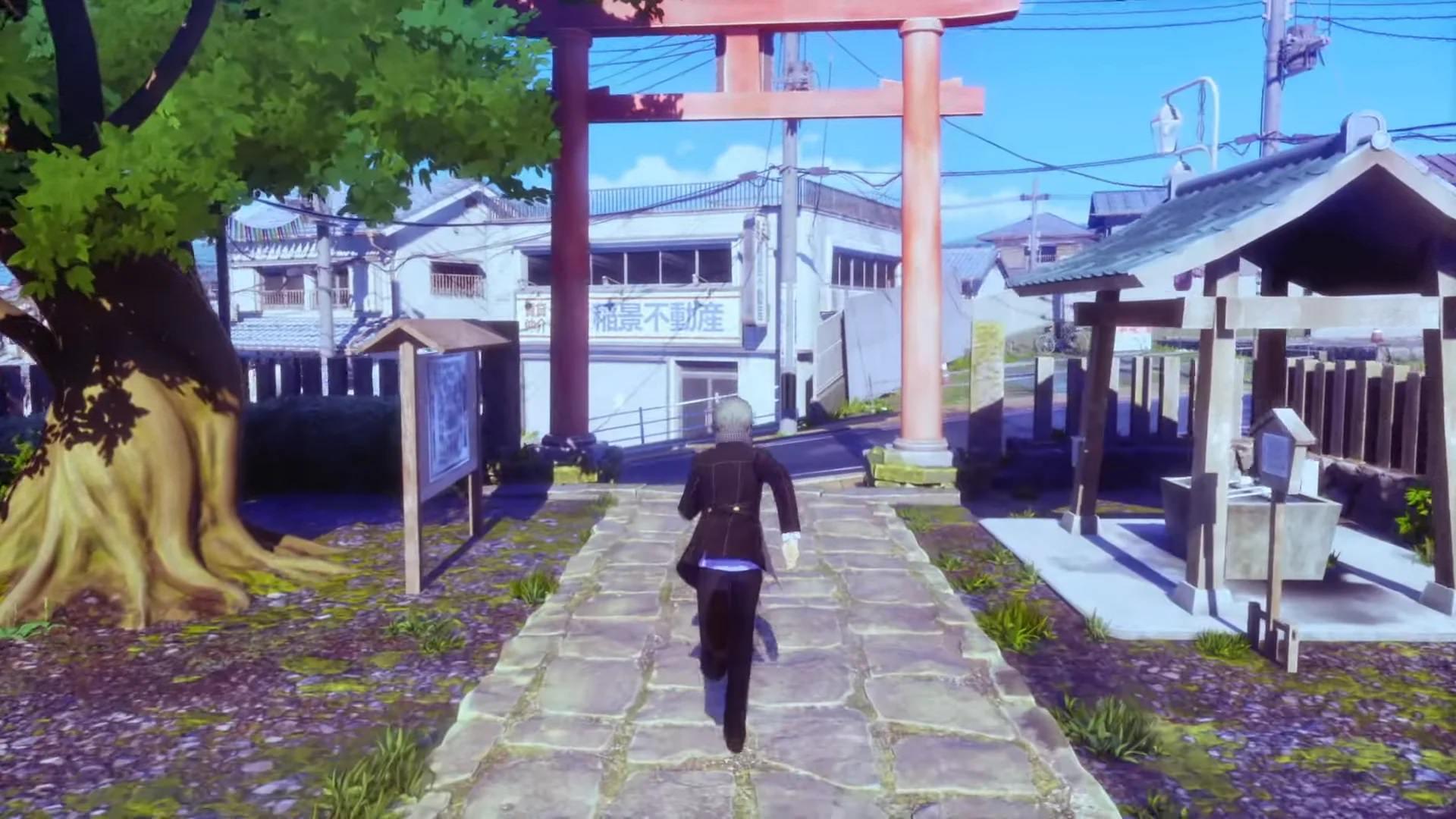 دویدن یکی از شخصیت‌ها در بازی Persona 4 Revival