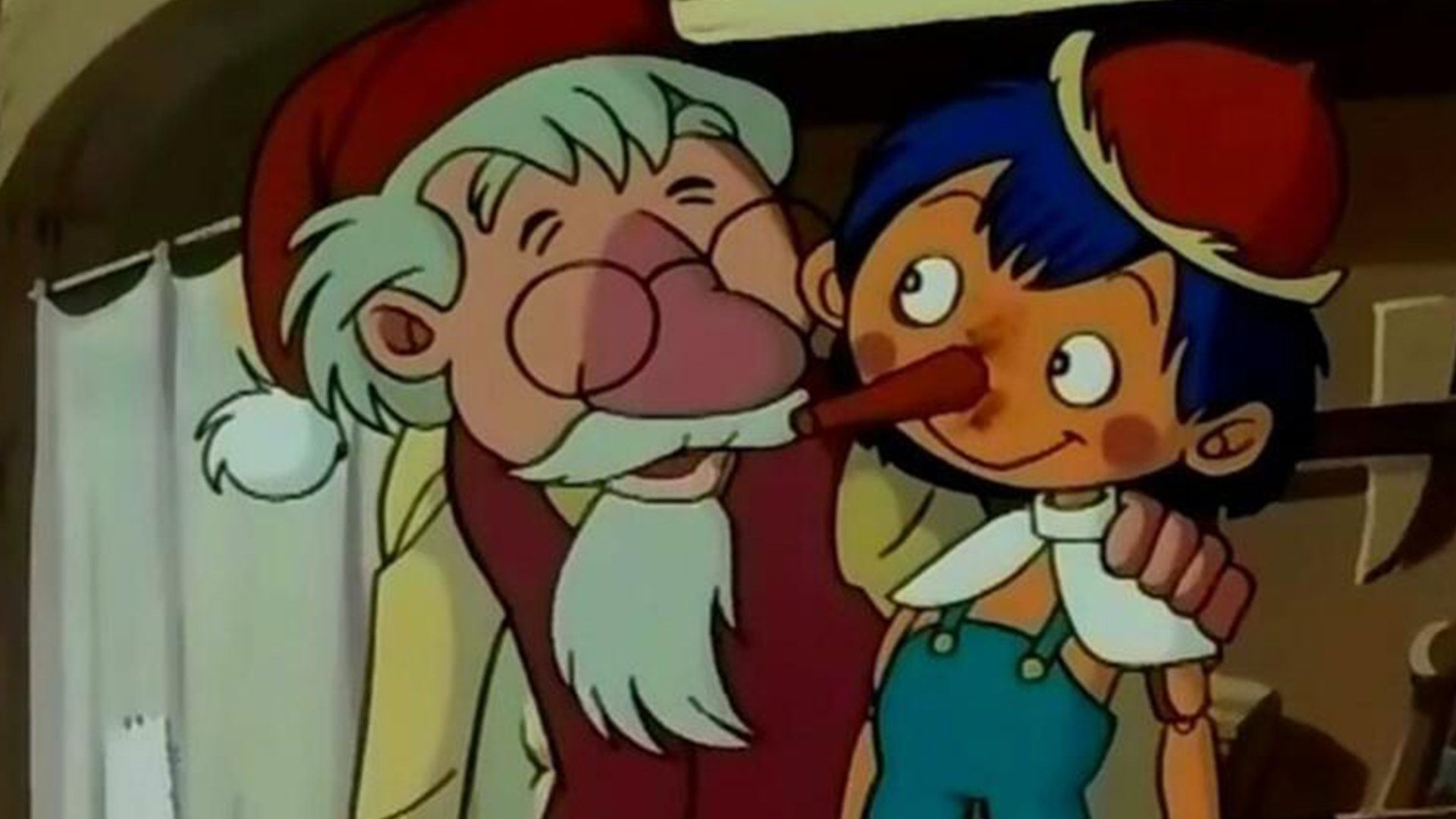 پینوکیو و پدر ژپتو در کارتون Pinocchio: The Series
